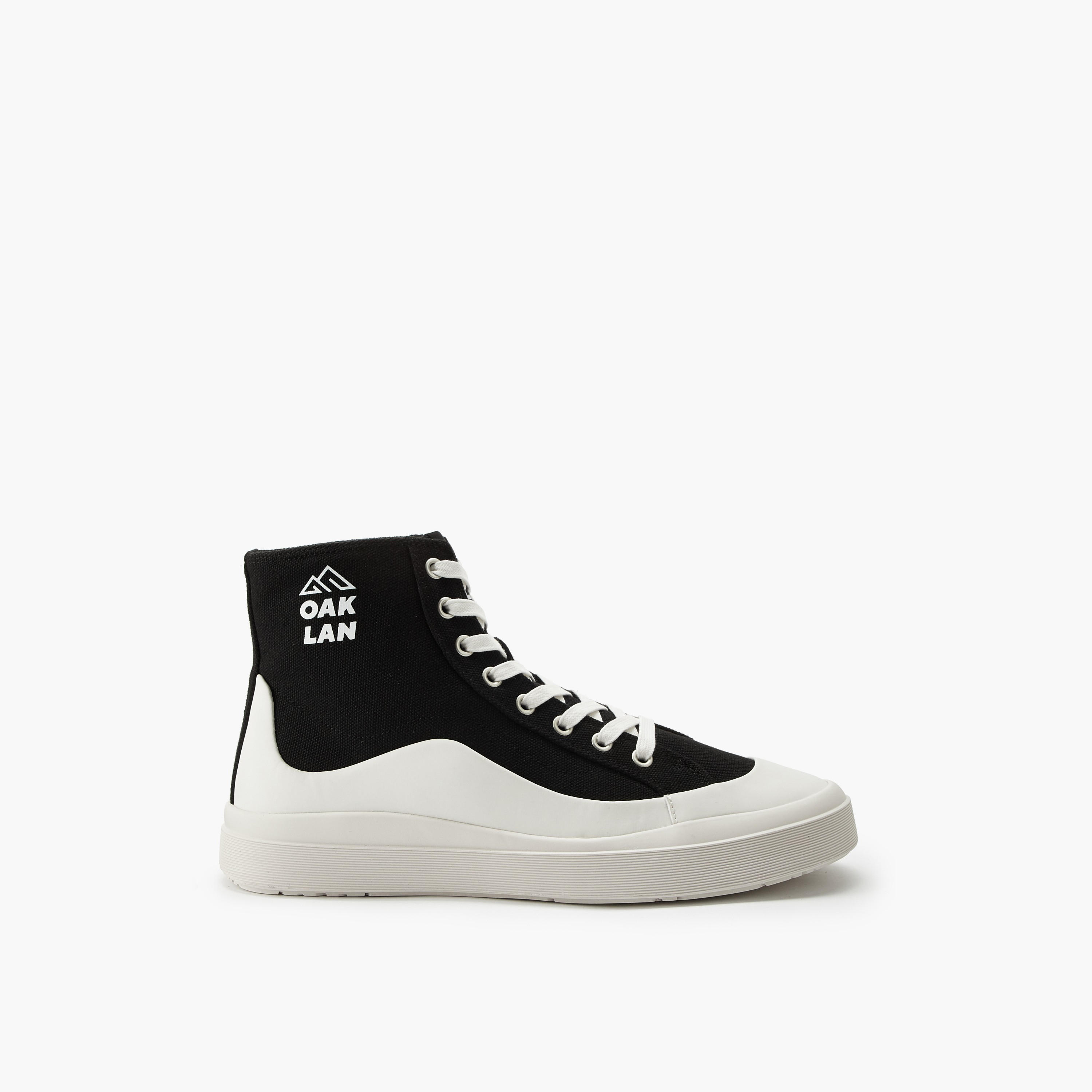 Oaklan by Shoexpress Men Lace-Up Canvas Sneakers-men-shoes-sneakers-image-2