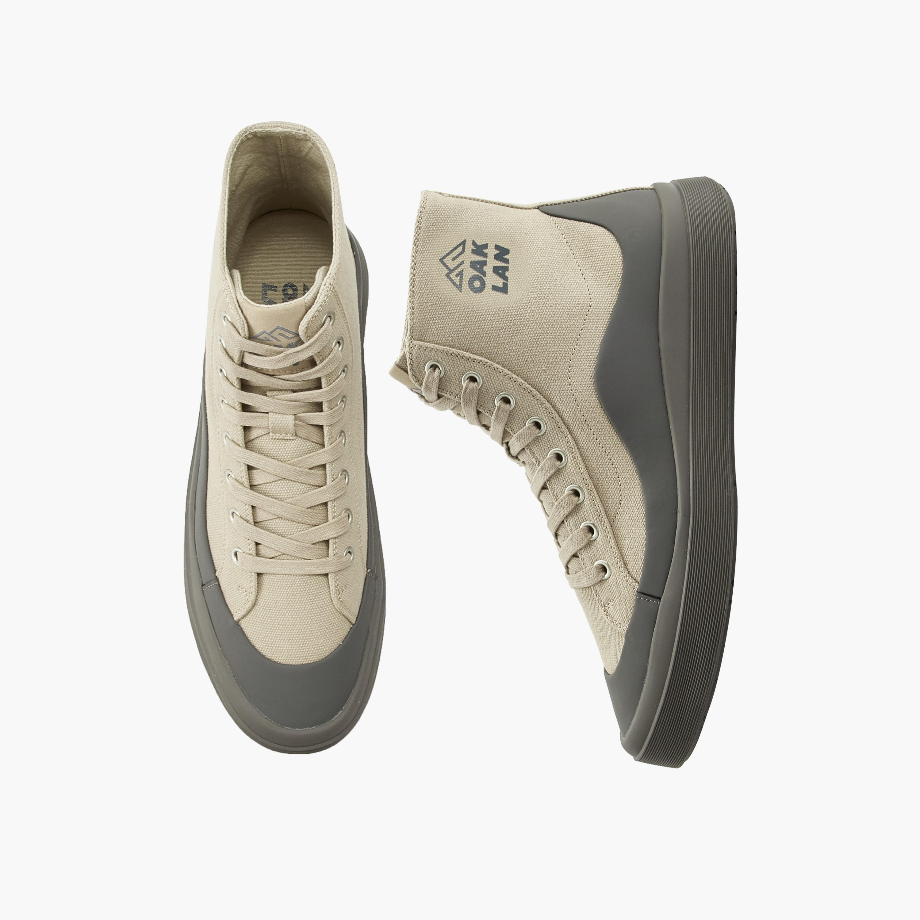 Oaklan by Shoexpress Men Lace-Up Canvas Sneakers-men-shoes-sneakers-image-5