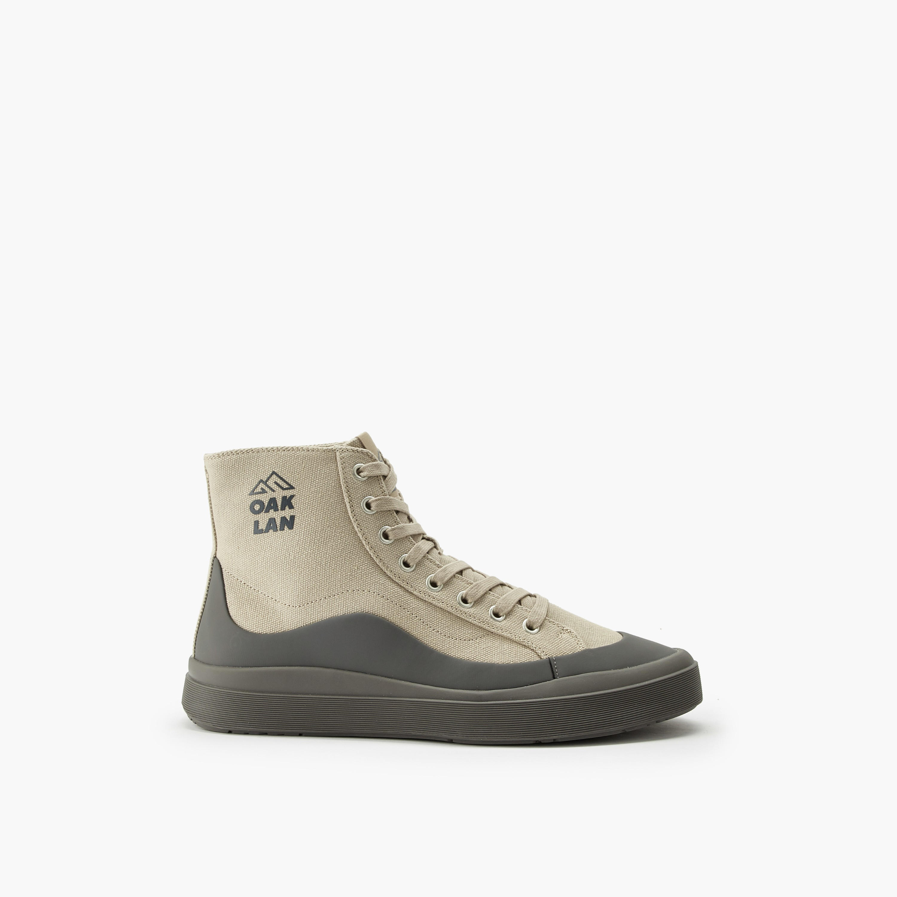Oaklan by Shoexpress Men Lace-Up Canvas Sneakers-men-shoes-sneakers-image-2