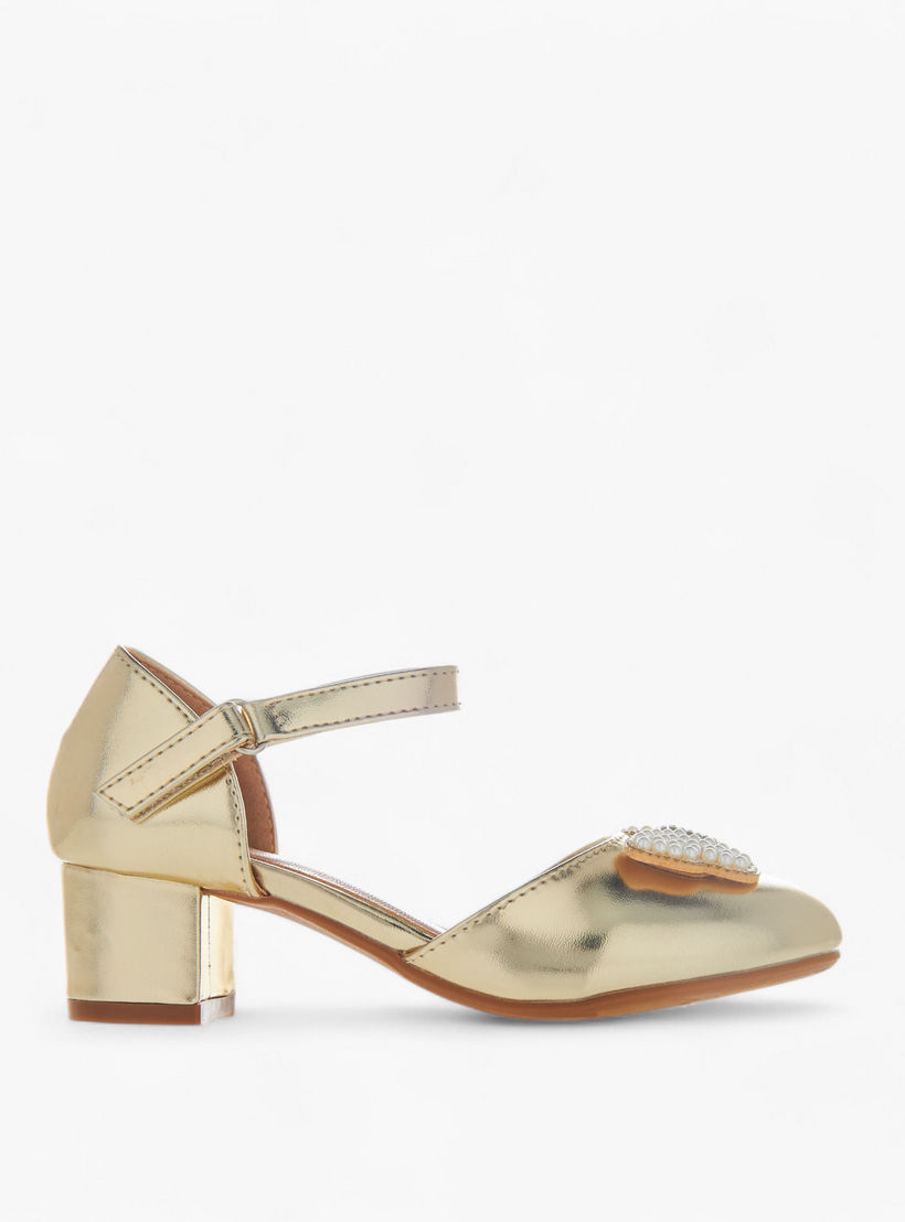حذاء باليرينا بتزيينات فراشة وشريط إغلاق من فلورا بيلا-girls-shoes-sandals-image-3