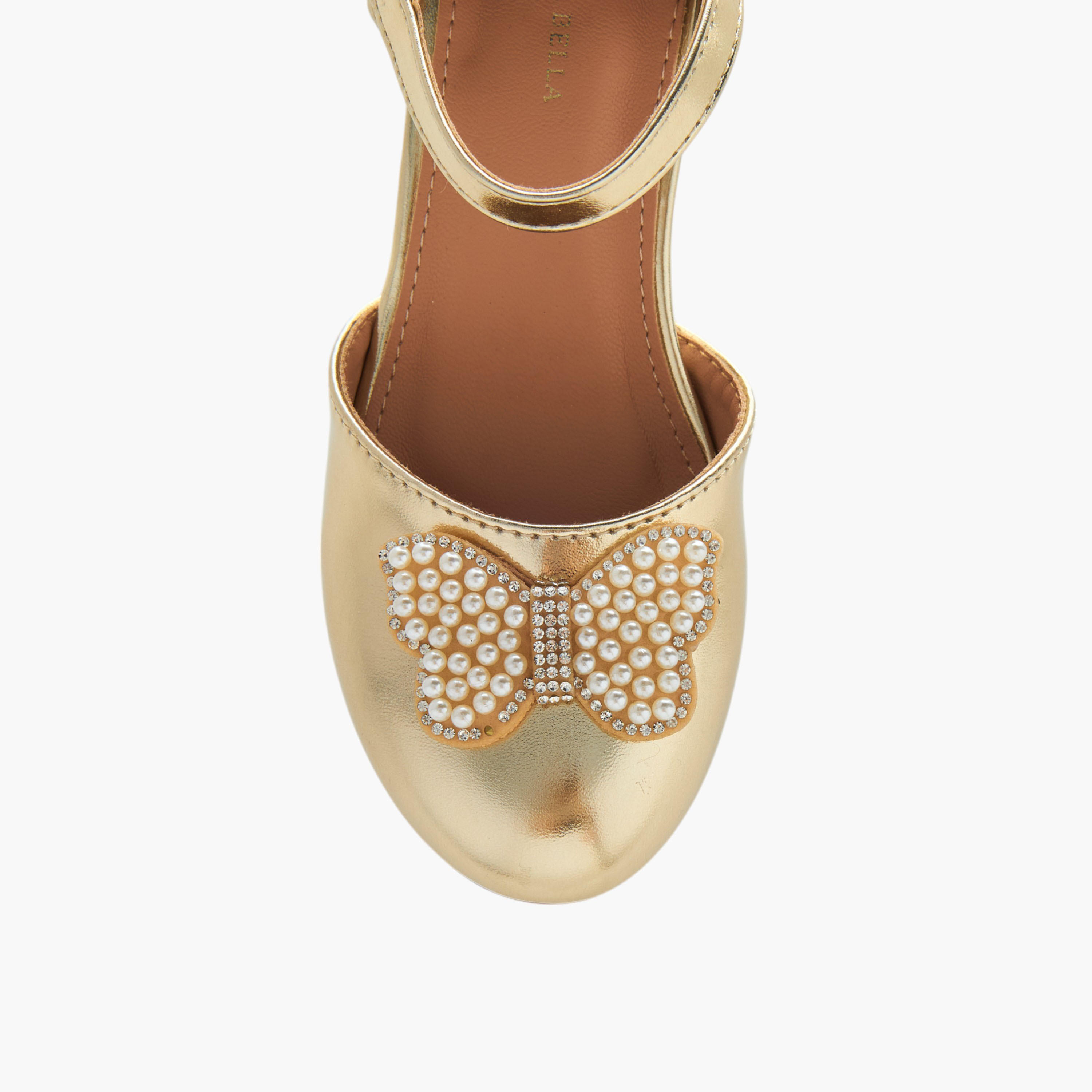 حذاء باليرينا بتزيينات فراشة وشريط إغلاق من فلورا بيلا-girls-shoes-sandals-image-4