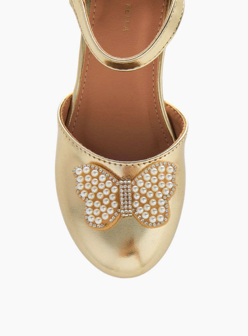 حذاء باليرينا بتزيينات فراشة وشريط إغلاق من فلورا بيلا-girls-shoes-sandals-image-4