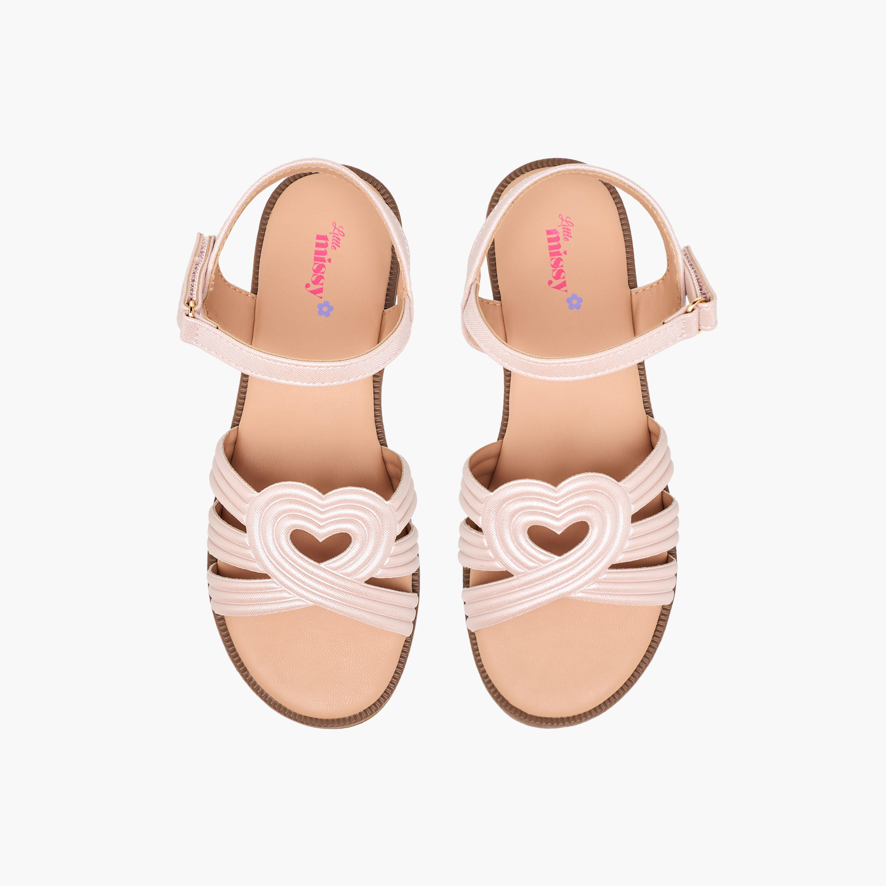 Little Missy Girls Hook & Loop Sandals-girls-shoes-sandals-image-1