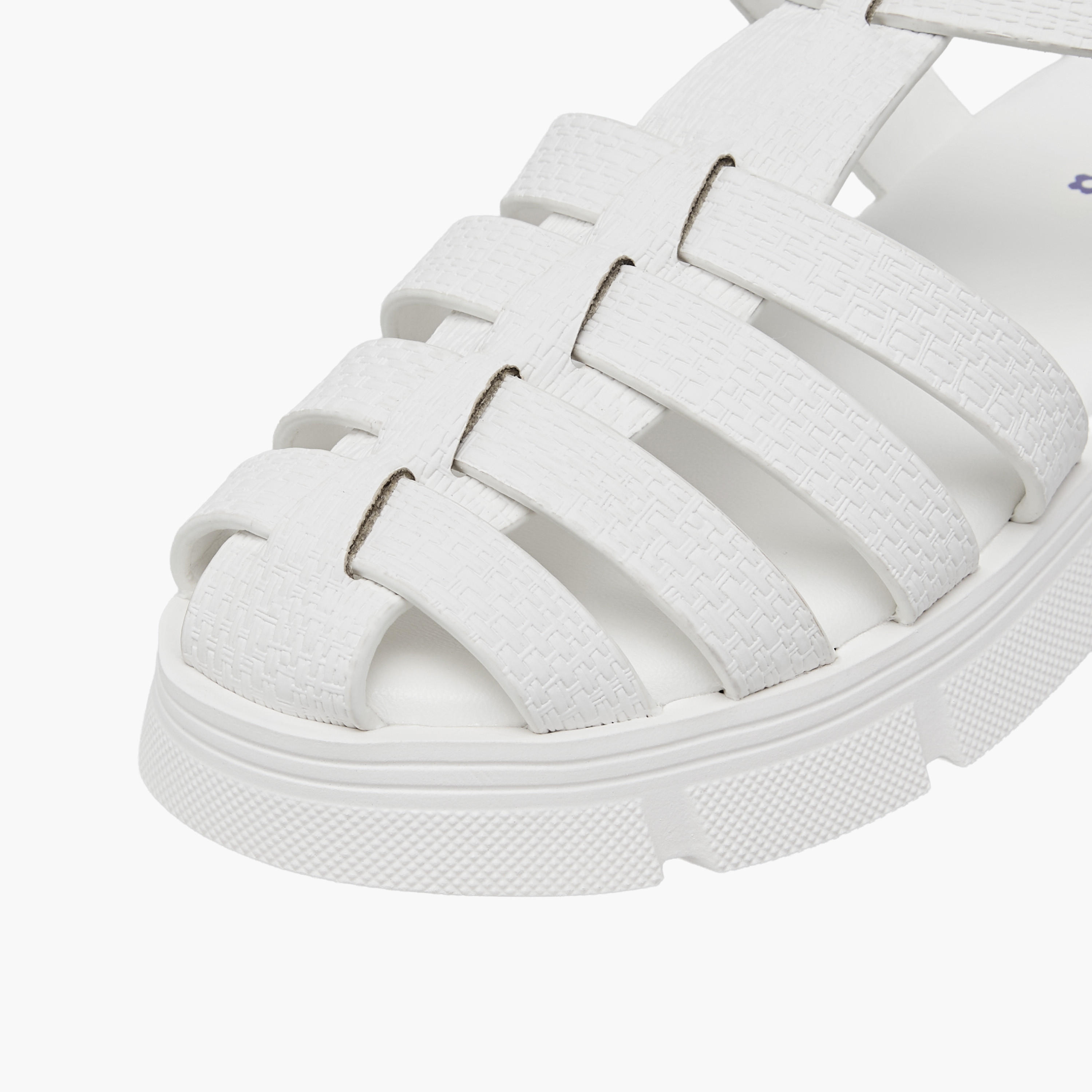 Little Missy Strappy Flatform Sandals with Hook and Loop Closure-girls-shoes-sandals-image-3