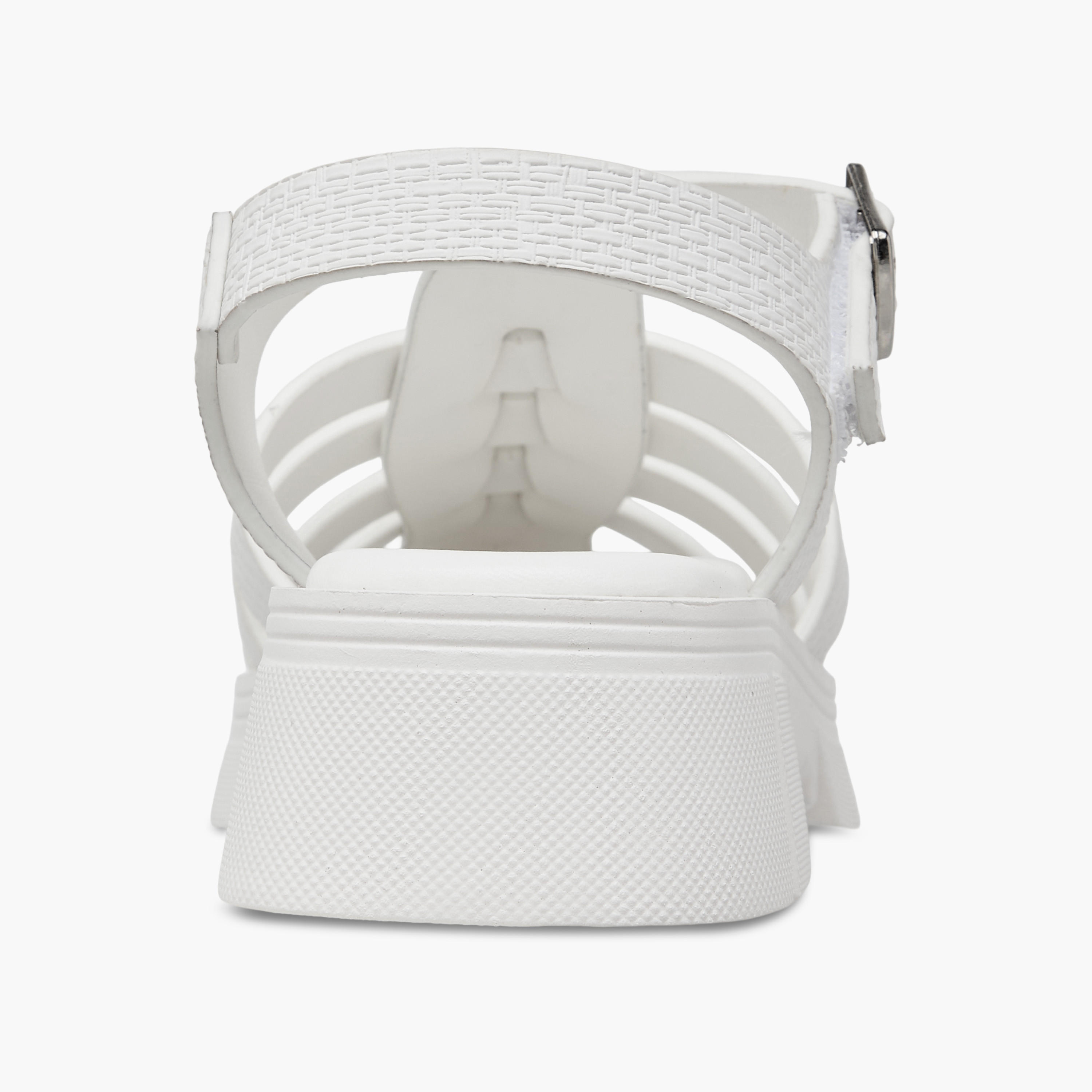 Little Missy Strappy Flatform Sandals with Hook and Loop Closure-girls-shoes-sandals-image-4