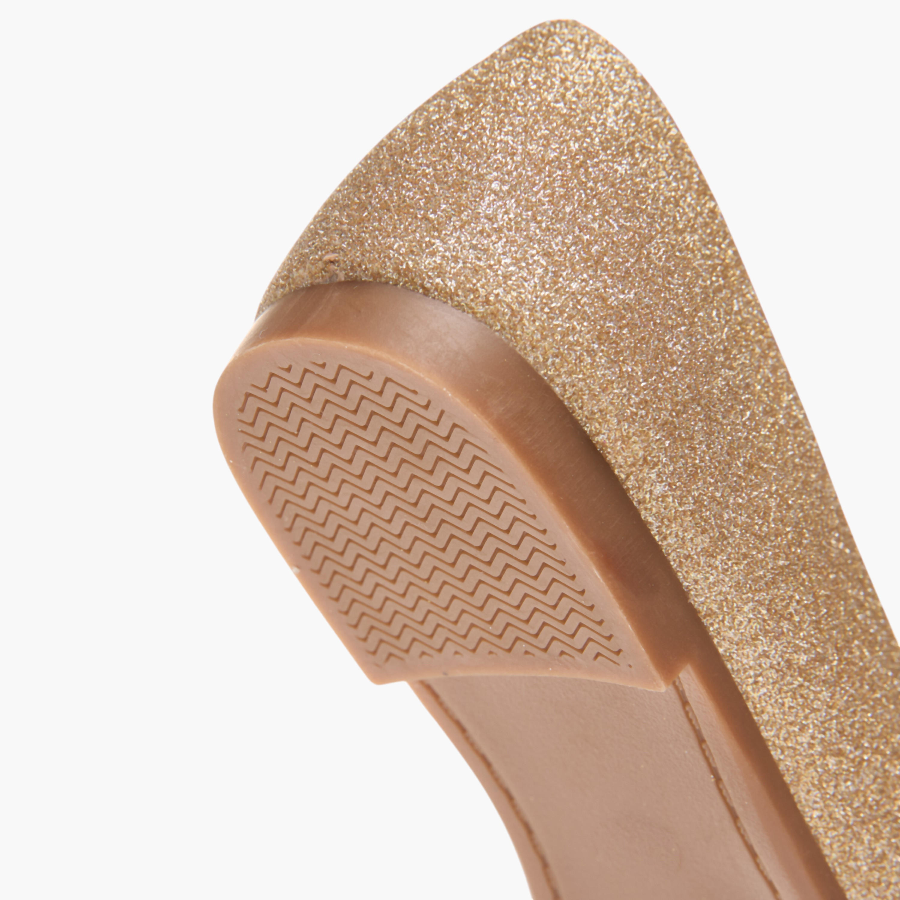 Flora Bella Bow Embellished Slip-On Ballerina Shoes-girls-shoes-ballerinas-image-6