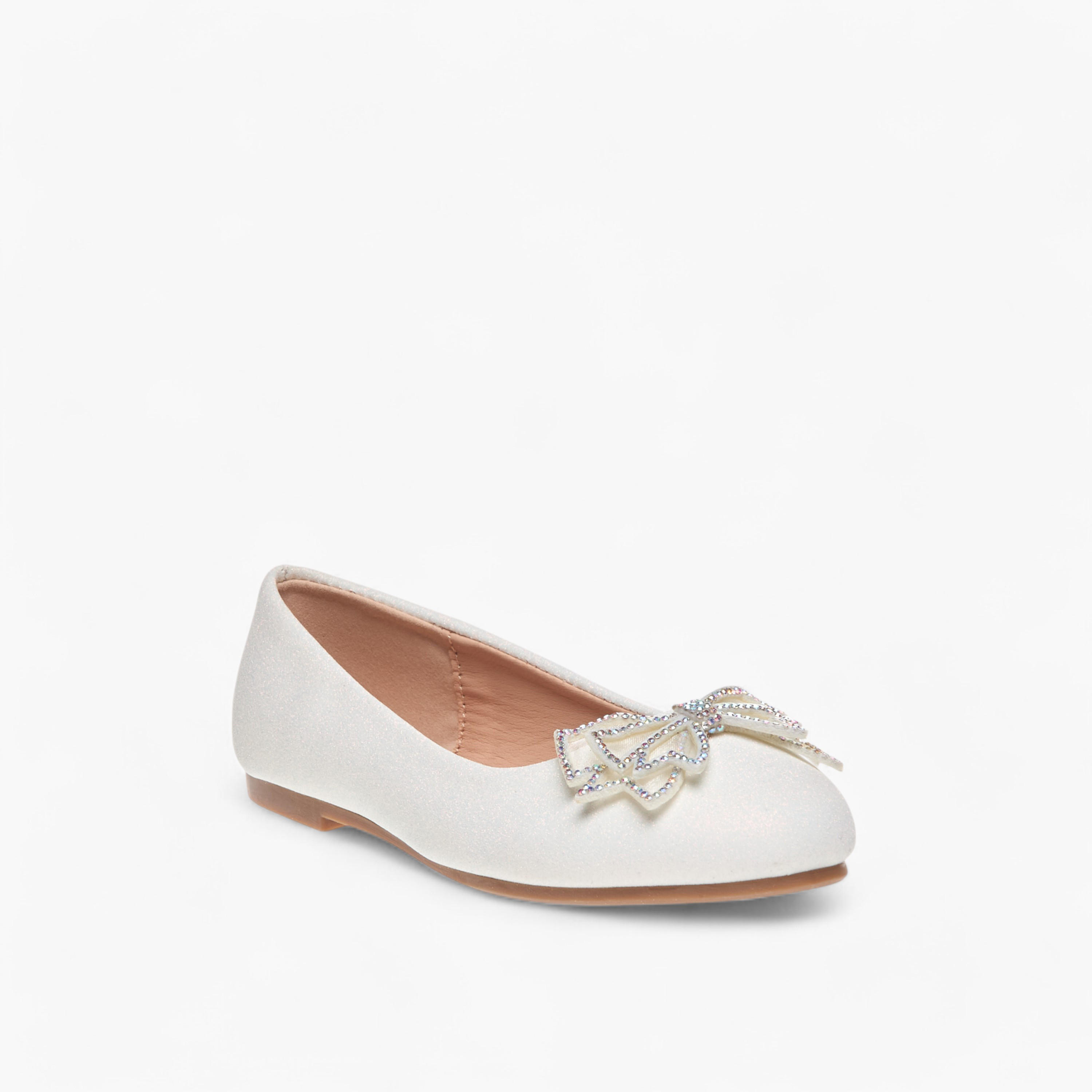 حذاء باليرينا سهل الارتداء بزينة فيونكة من فلورا بيلا-girls-shoes-ballerinas-image-2