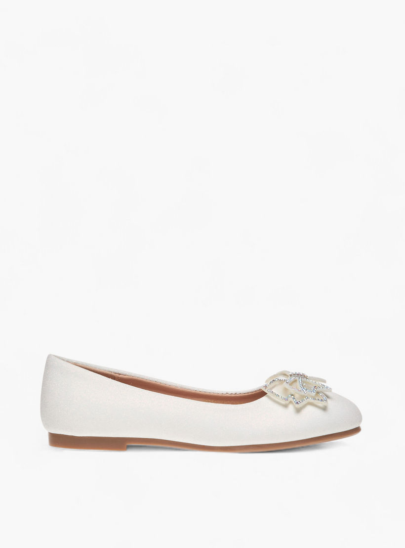 حذاء باليرينا سهل الارتداء بزينة فيونكة من فلورا بيلا-girls-shoes-ballerinas-image-3