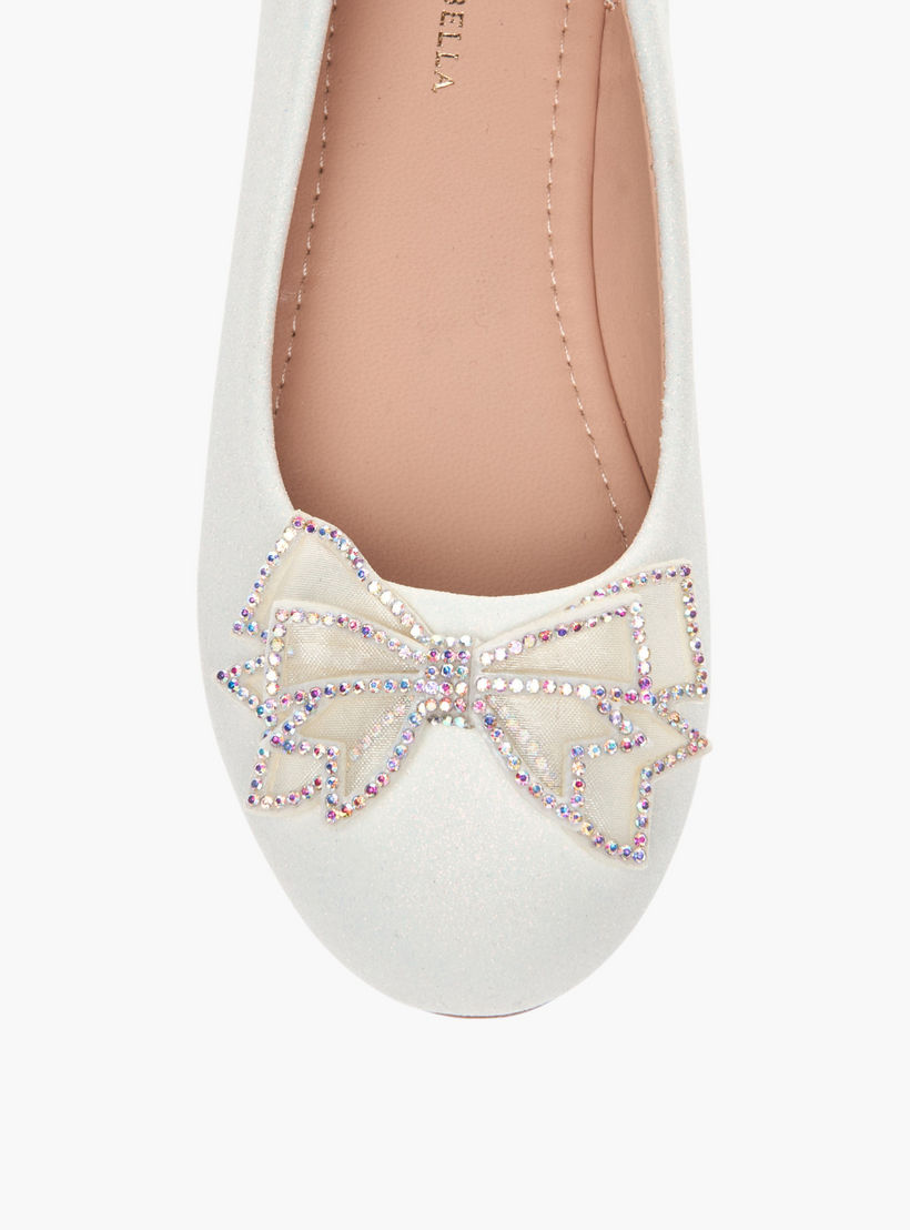 حذاء باليرينا سهل الارتداء بزينة فيونكة من فلورا بيلا-girls-shoes-ballerinas-image-4