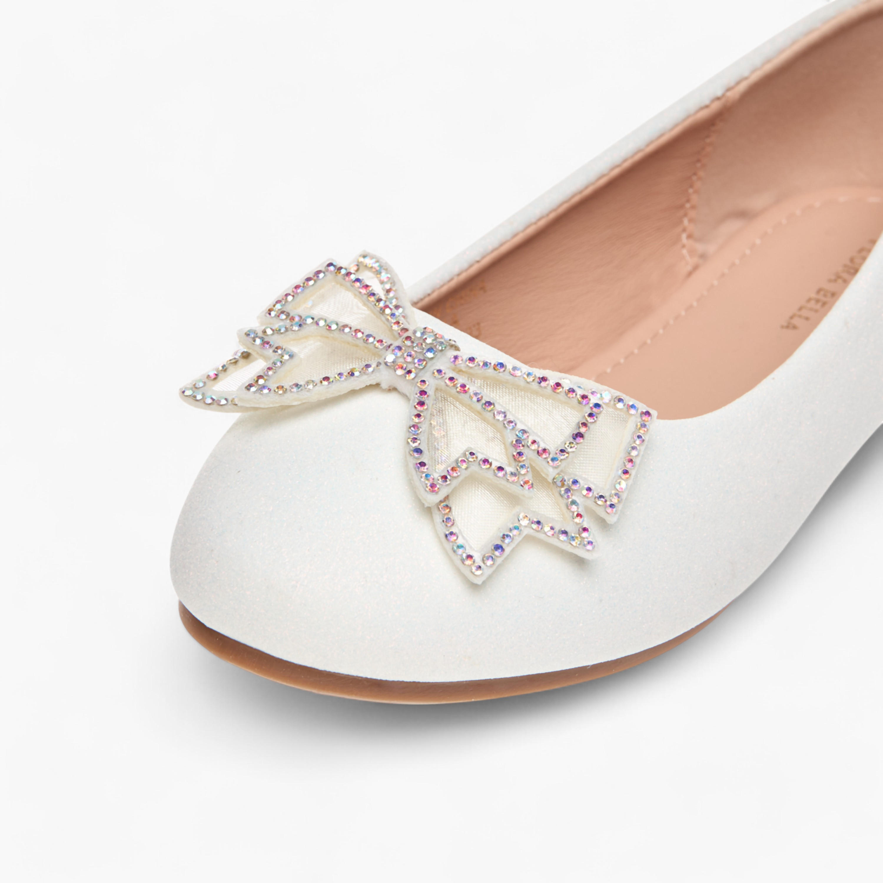حذاء باليرينا سهل الارتداء بزينة فيونكة من فلورا بيلا-girls-shoes-ballerinas-image-5