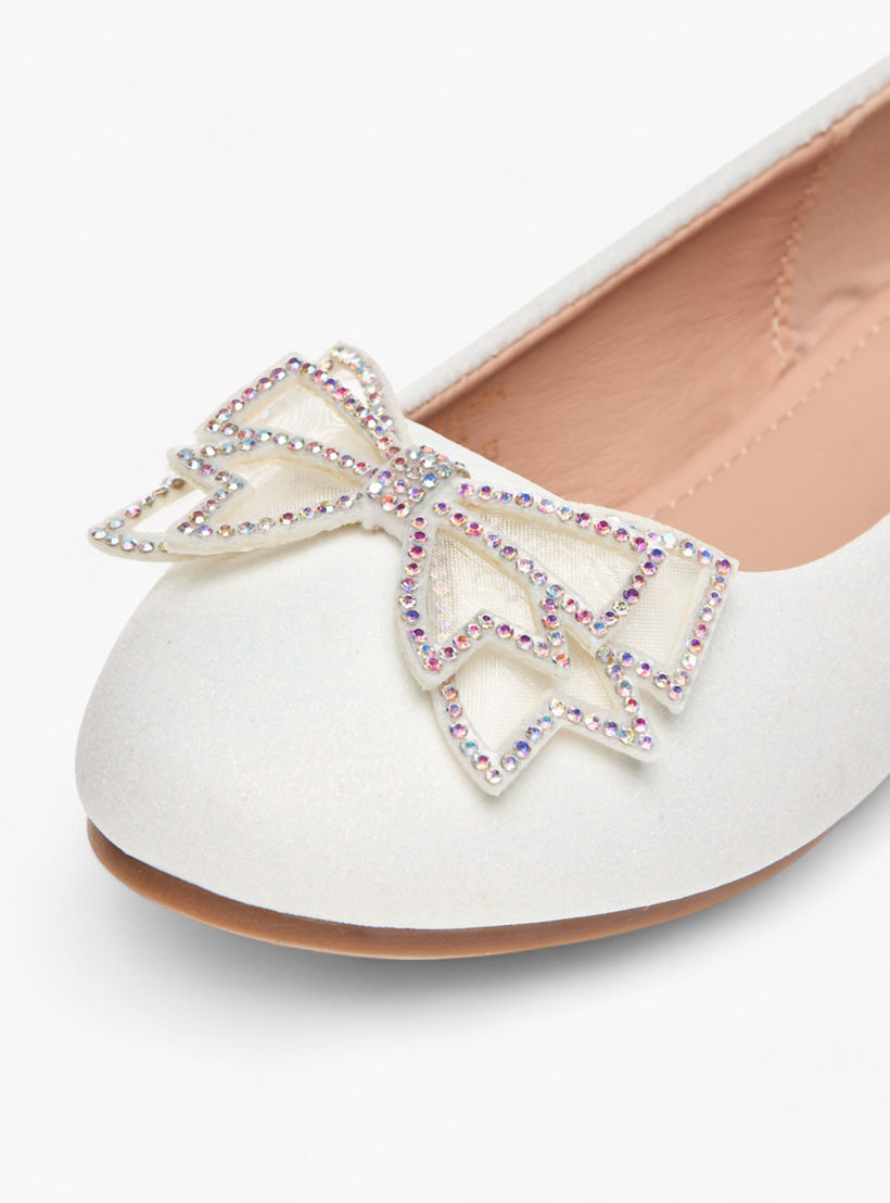 حذاء باليرينا سهل الارتداء بزينة فيونكة من فلورا بيلا-girls-shoes-ballerinas-image-5