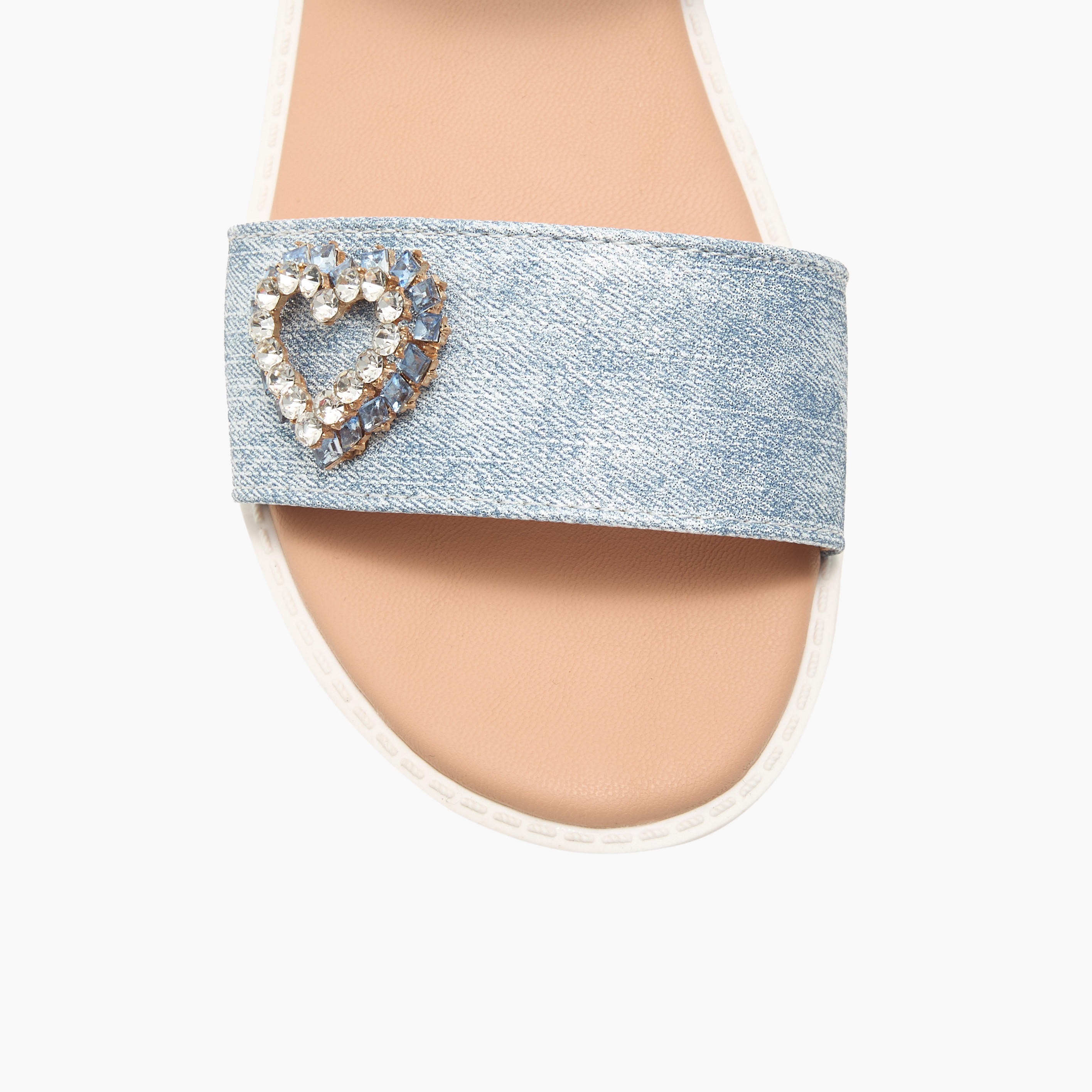 Flora Bella Heart Accent Sandals with Hook and Loop Closure-girls-shoes-sandals-image-3