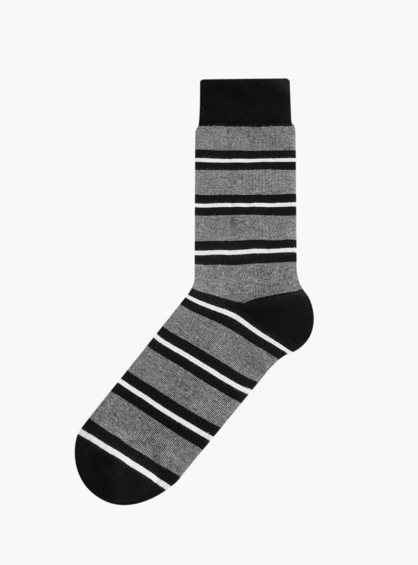 Duchini Assorted Crew Length Socks - Set of 5-men-socks-image-2