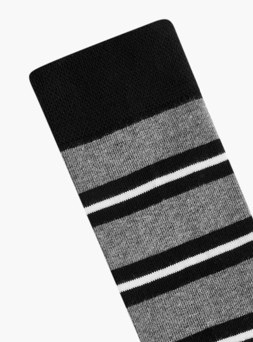 Duchini Assorted Crew Length Socks - Set of 5-men-socks-image-3