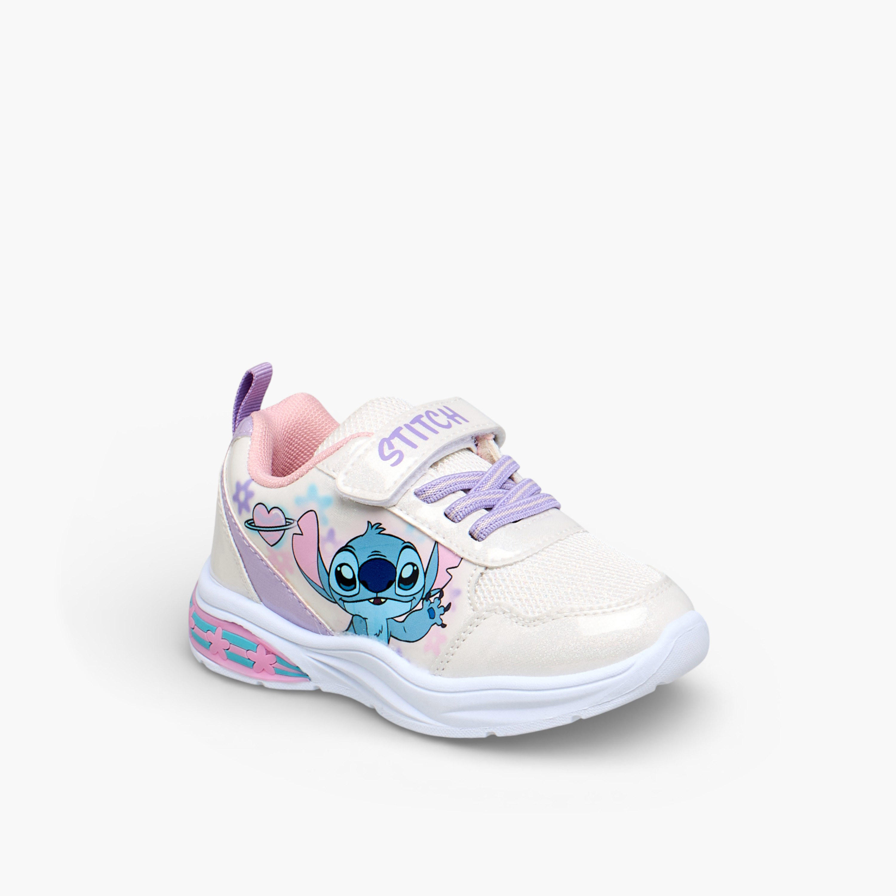 Disney Girls Stitch Print Light-Up Sneakers-girls-shoes-sneakers-image-2
