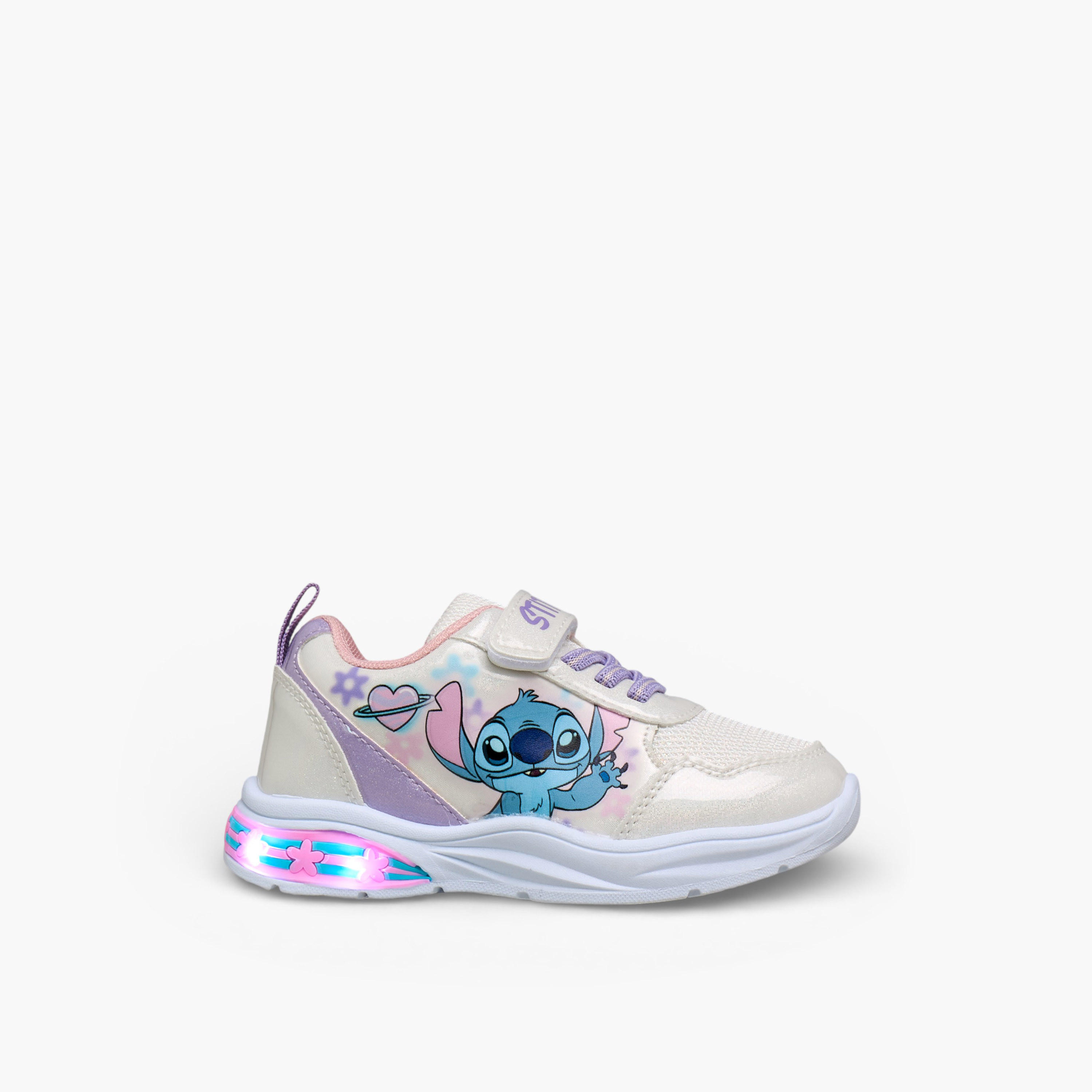 Disney Girls Stitch Print Light-Up Sneakers-girls-shoes-sneakers-image-6
