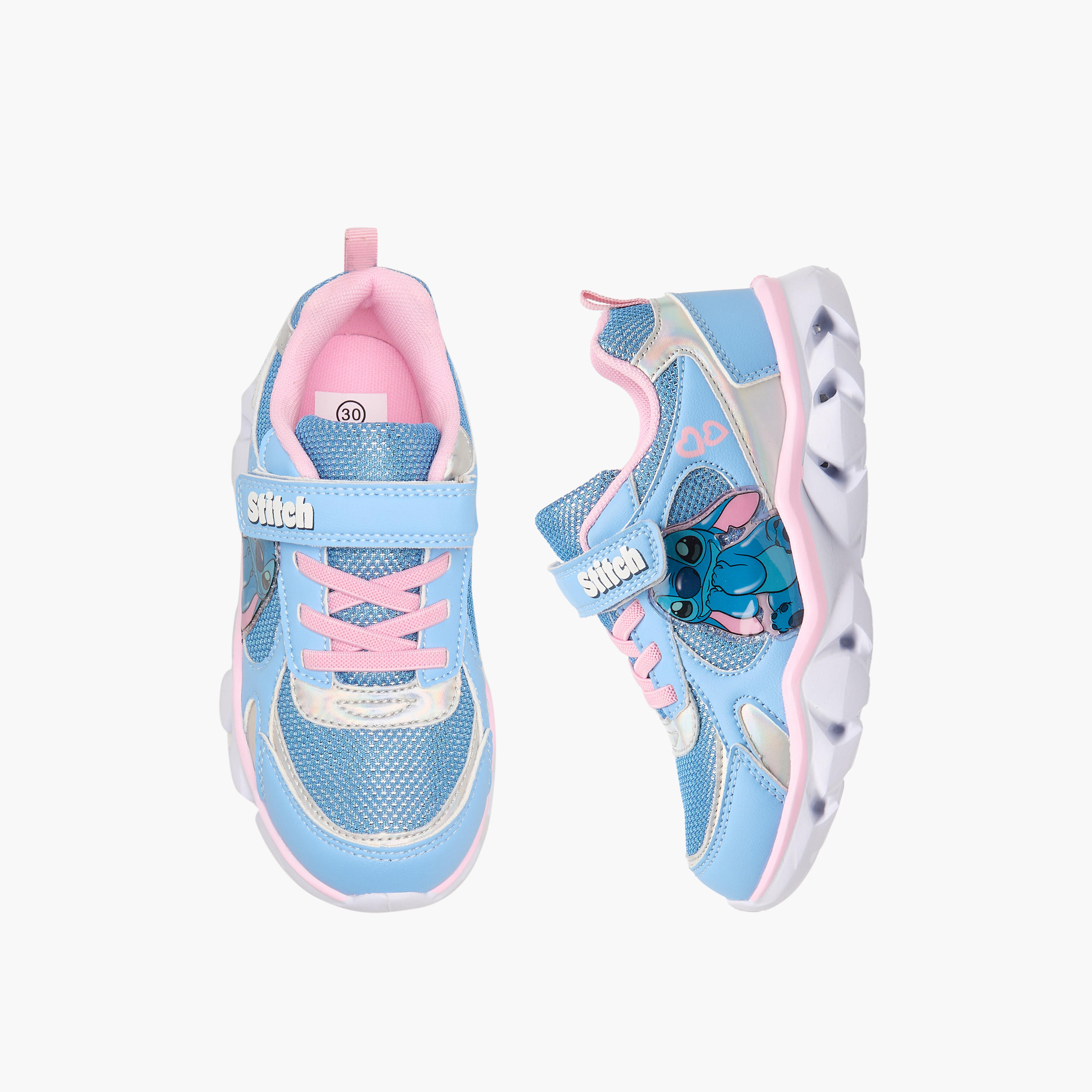 حذاء سنيكرز مضيء بطول الكاحل للبنات من ديزني-girls-shoes-sneakers-image-1