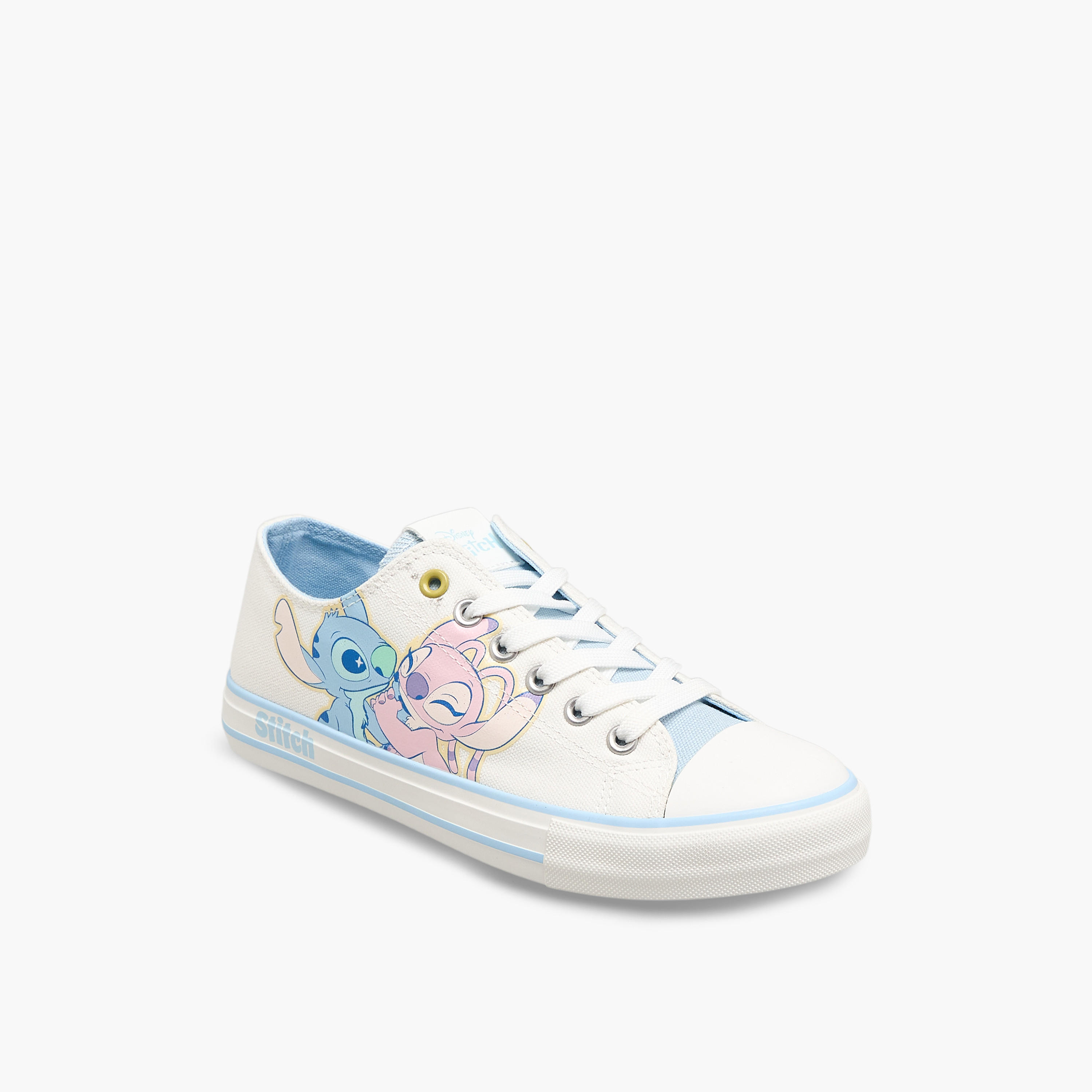 حذاء سنيكرز بطول الكاحل ورباط إغلاق بطبعات ديزني للبنات-girls-shoes-sneakers-image-2