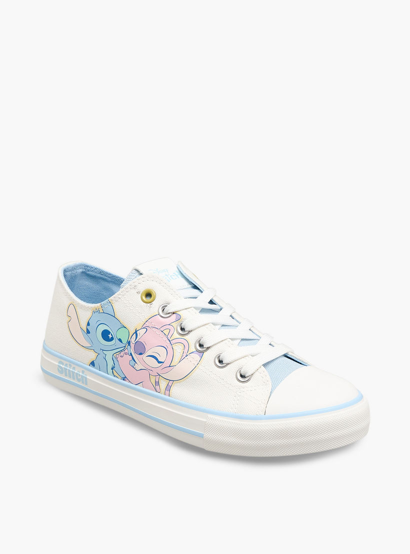 حذاء سنيكرز بطول الكاحل ورباط إغلاق بطبعات ديزني للبنات-girls-shoes-sneakers-image-2