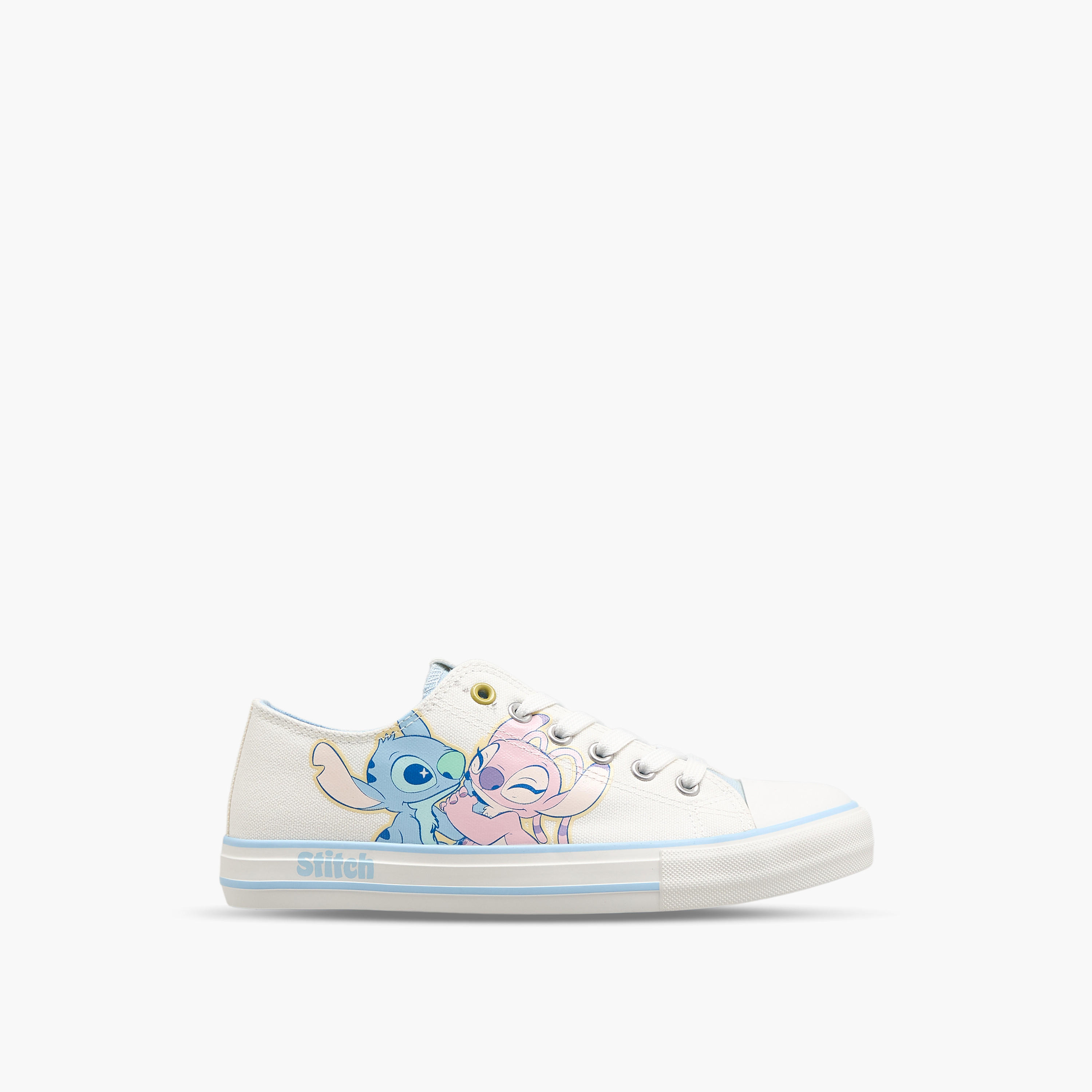 حذاء سنيكرز بطول الكاحل ورباط إغلاق بطبعات ديزني للبنات-girls-shoes-sneakers-image-3