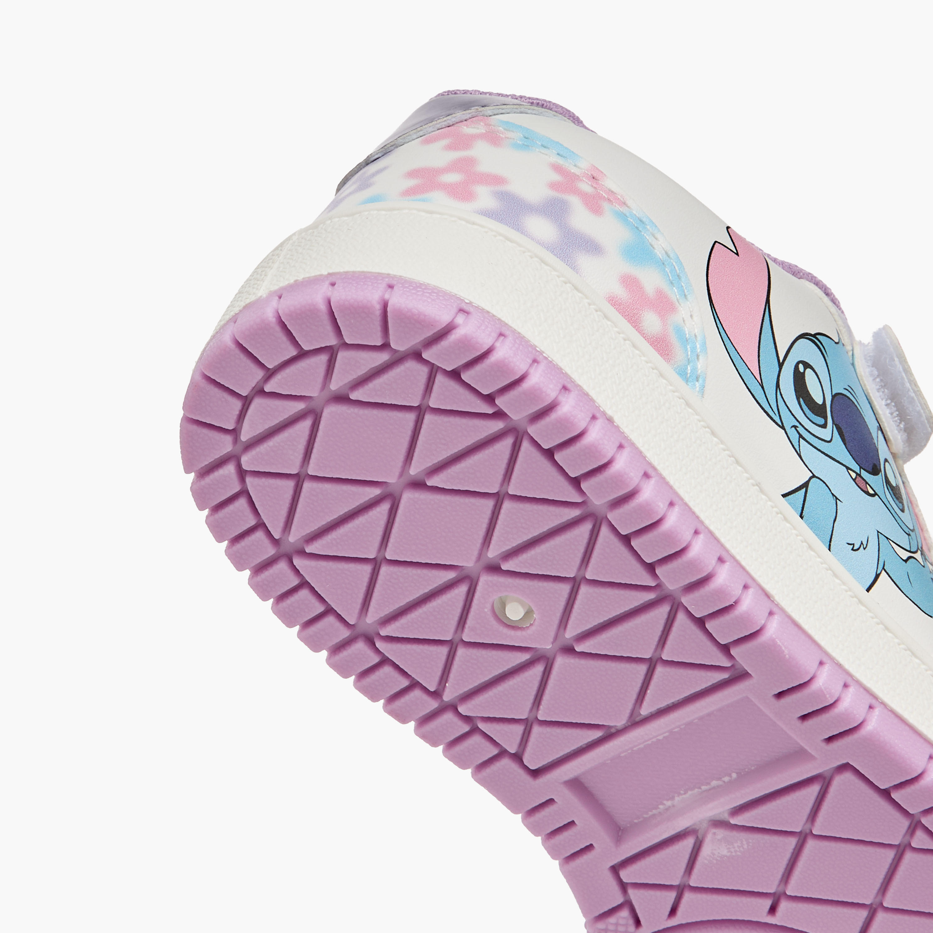 حذاء سنيكرز بشريط إغلاق لاصق وبطبعات ستيتش للبنات من ديزني-girls-shoes-sneakers-image-5