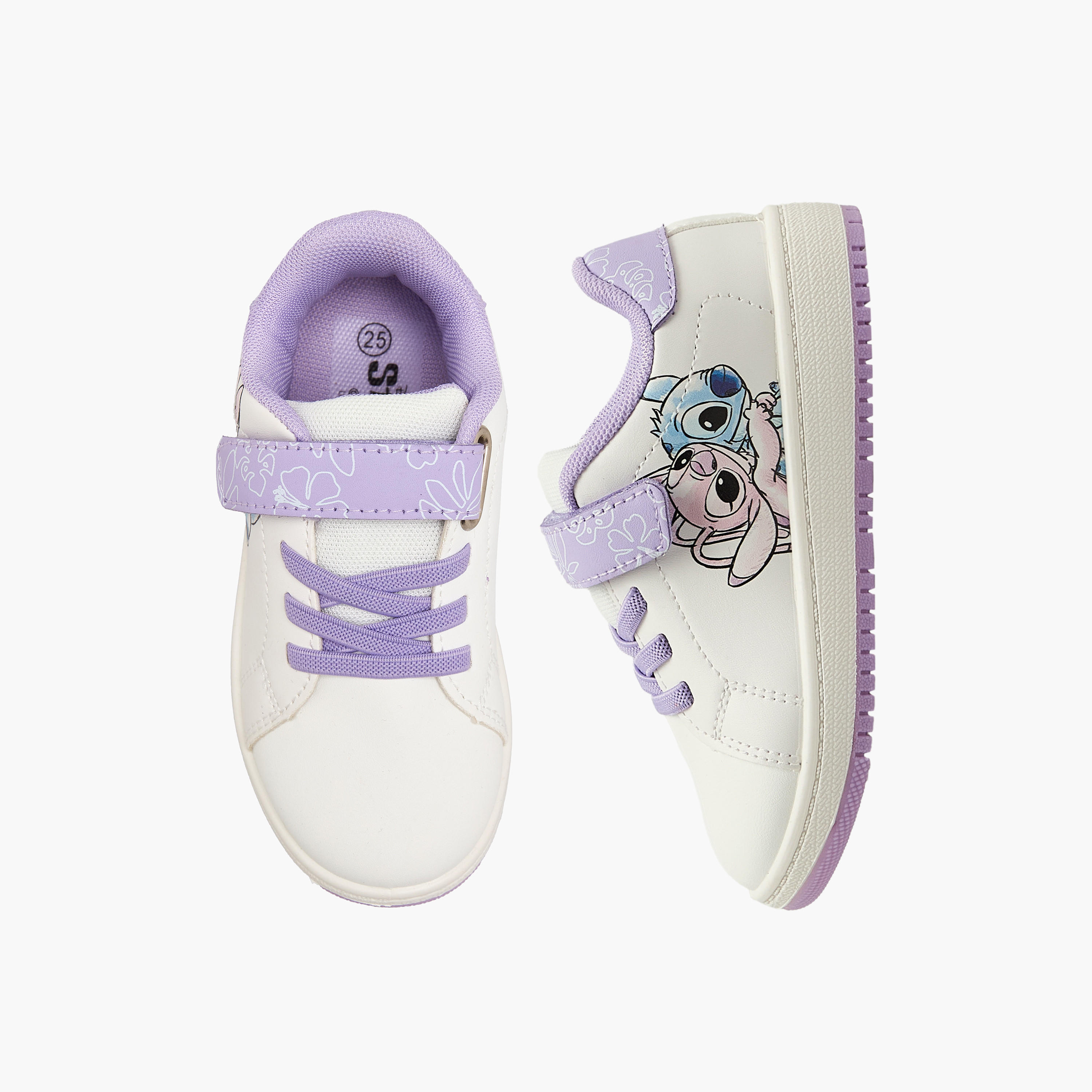حذاء سنيكرز بشريط لاصق للبنات من ديزني-girls-shoes-sneakers-image-1