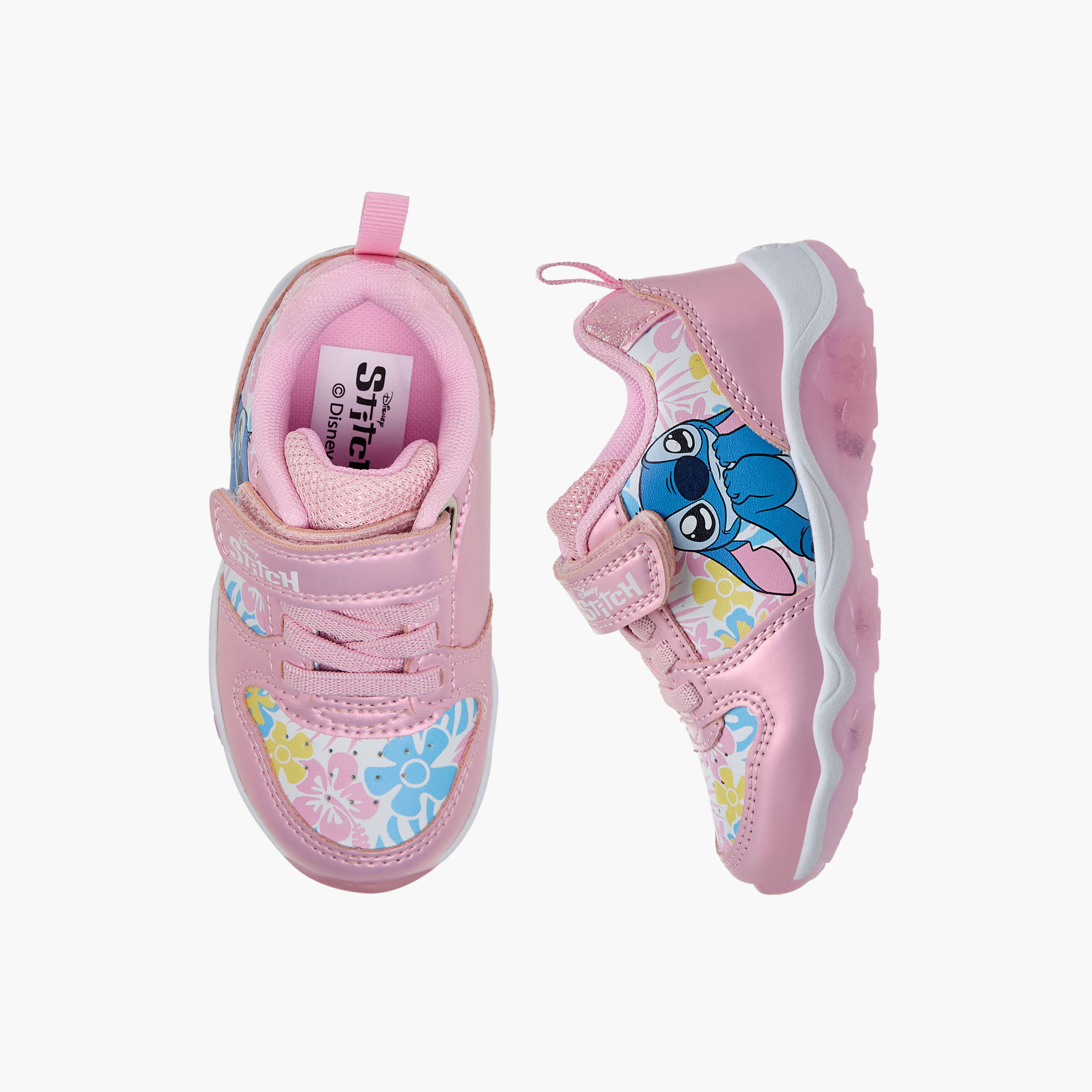 Disney Girls Stitch Light-Up Sneakers-girls-shoes-sneakers-image-1