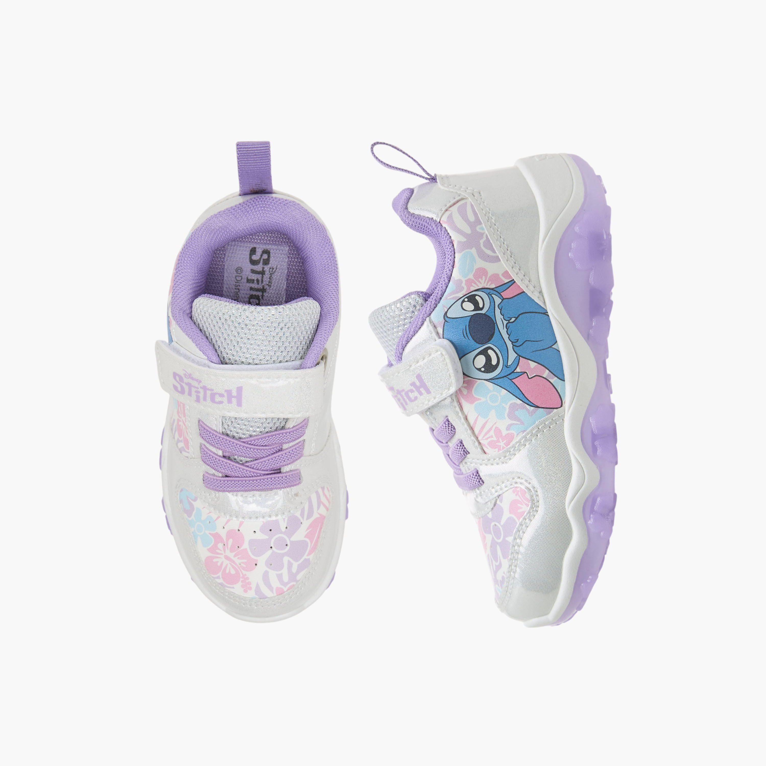 حذاء سنيكرز مضيء بطول الكاحل للبنات من ديزني-girls-shoes-sneakers-image-1