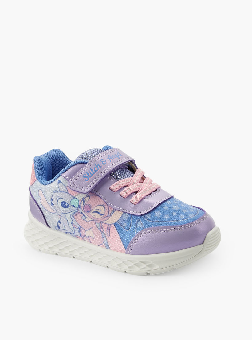 حذاء سنيكرز طول الكاحل بطبعات ستيتش وأنجل للبنات من ديزني-girls-shoes-sneakers-image-2