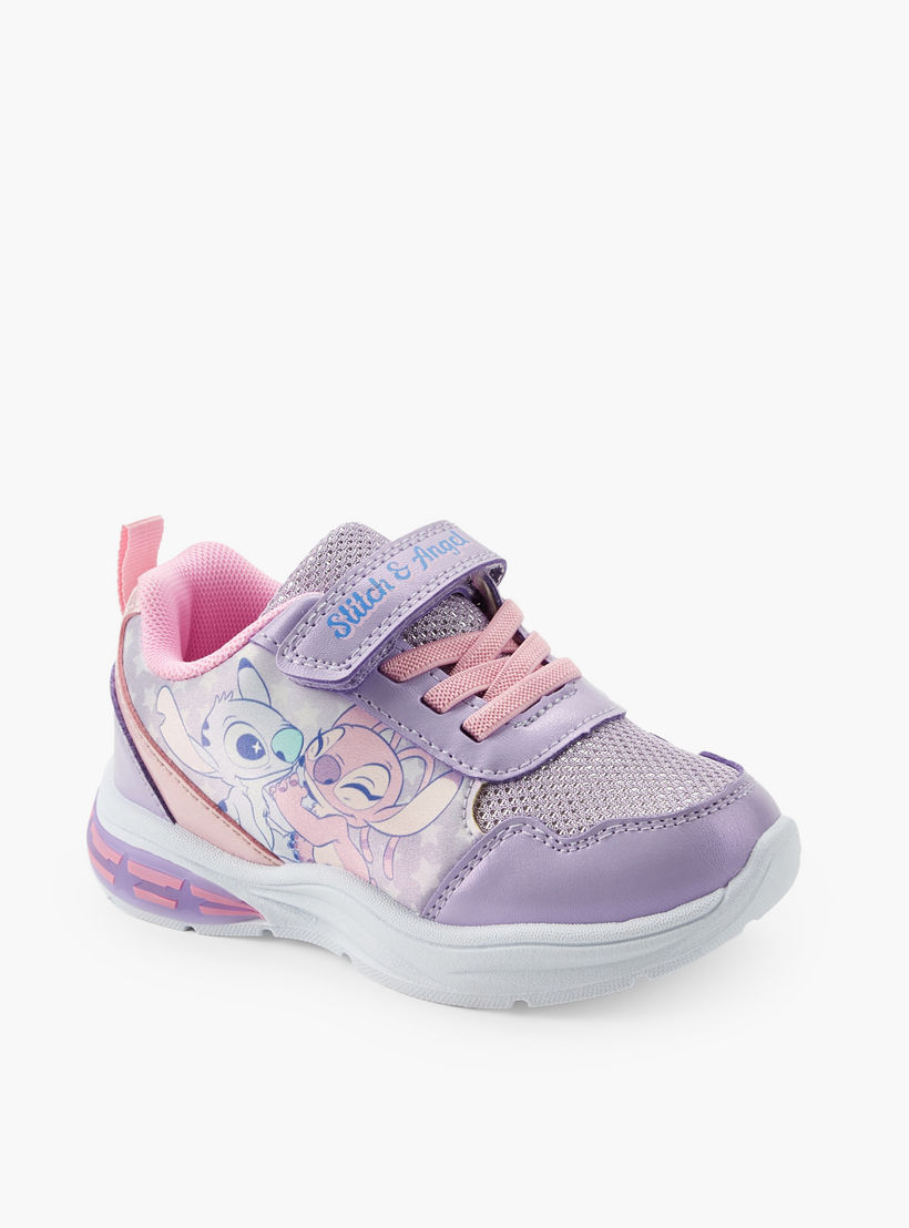 حذاء سنيكرز مضيء طول الكاحل بطبعات ستيتش وأنجل للبنات من ديزني-girls-shoes-sneakers-image-2