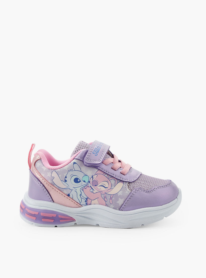 حذاء سنيكرز مضيء طول الكاحل بطبعات ستيتش وأنجل للبنات من ديزني-girls-shoes-sneakers-image-3