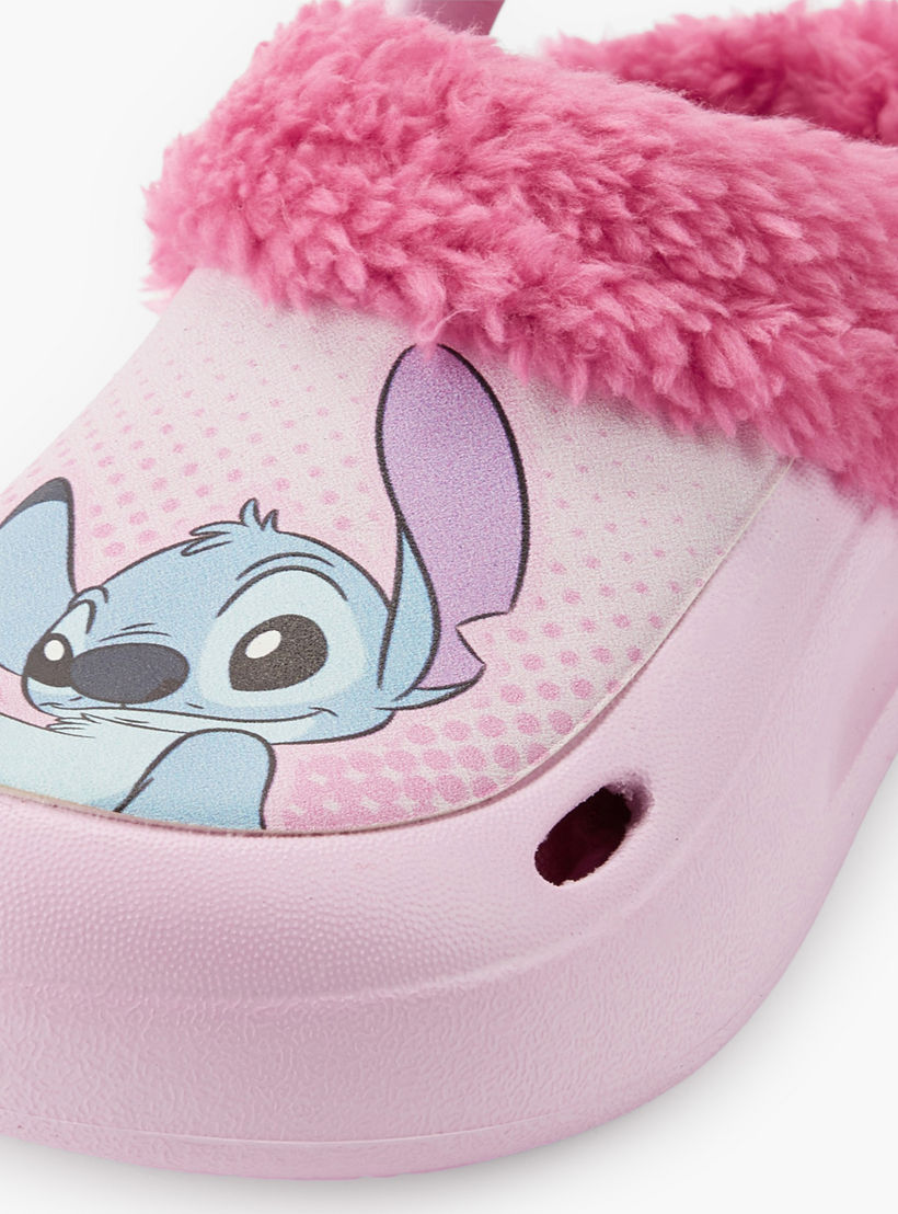 Disney Girls Lilo and Angel Faux Fur Clogs-girls-shoes-flipflopsandslides-image-4