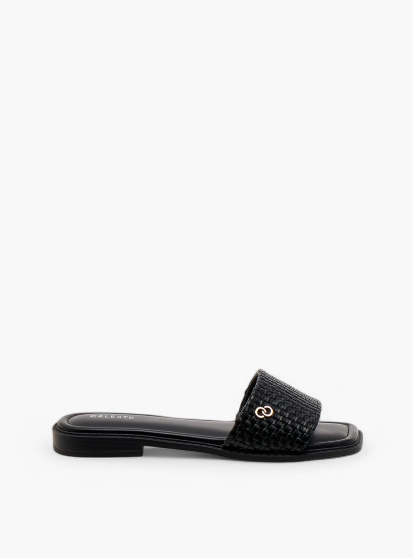 صندل مسطح سهل الارتداء بارز الملمس للنساء من سيليست-women-shoes-flats-sandals-image-3