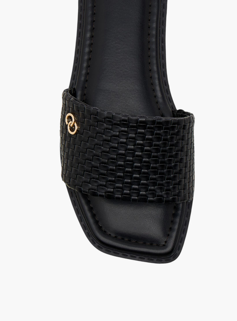 صندل مسطح سهل الارتداء بارز الملمس للنساء من سيليست-women-shoes-flats-sandals-image-4