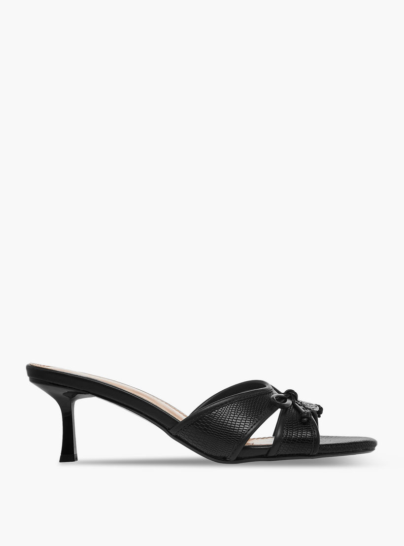 صندل بتفاصيل فيونكة سهل الارتداء مع كعب مدبب للنساء من سيليست-women-shoes-sandals-heeled-image-3
