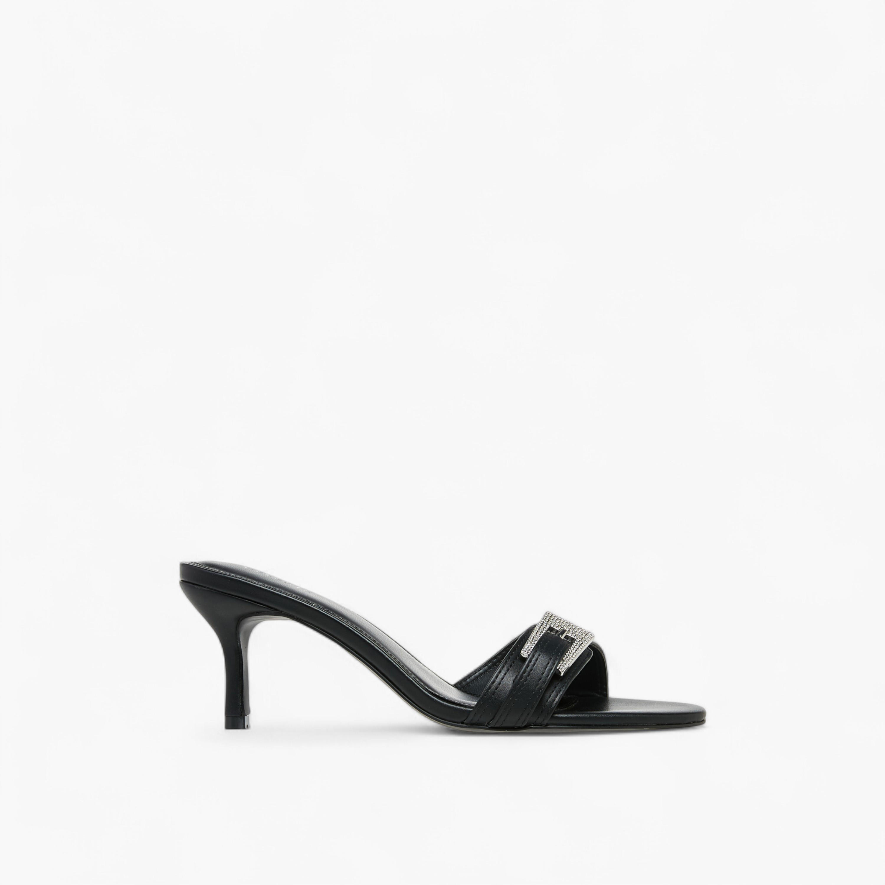 صندل سهل الارتداء بزينة إبزيم وكعب رفيع من سيليست-women-shoes-sandals-heeled-image-3