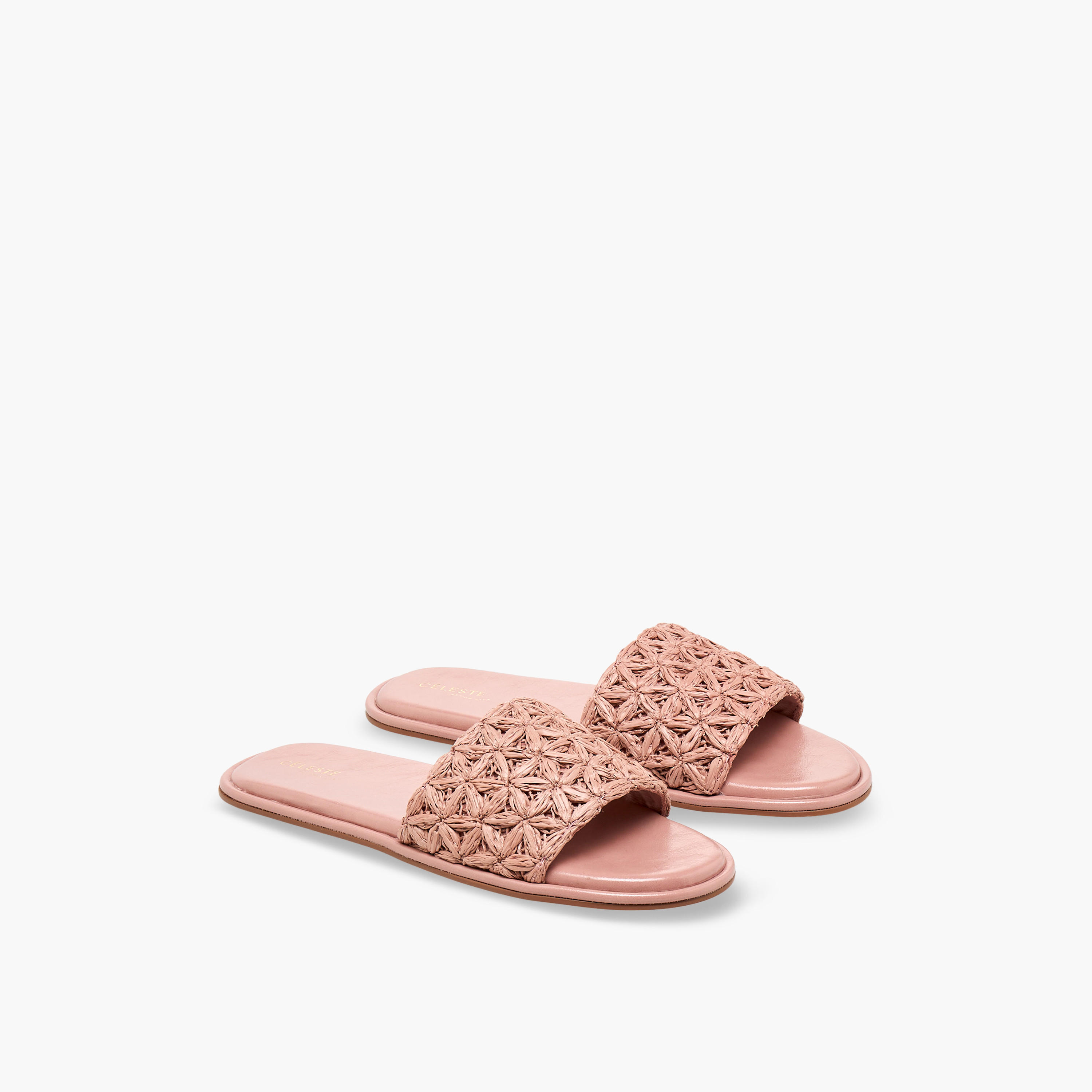 صندل مسطح منسوج بارز الملمس للنساء من سيليست-women-shoes-sandals-flats-image-1