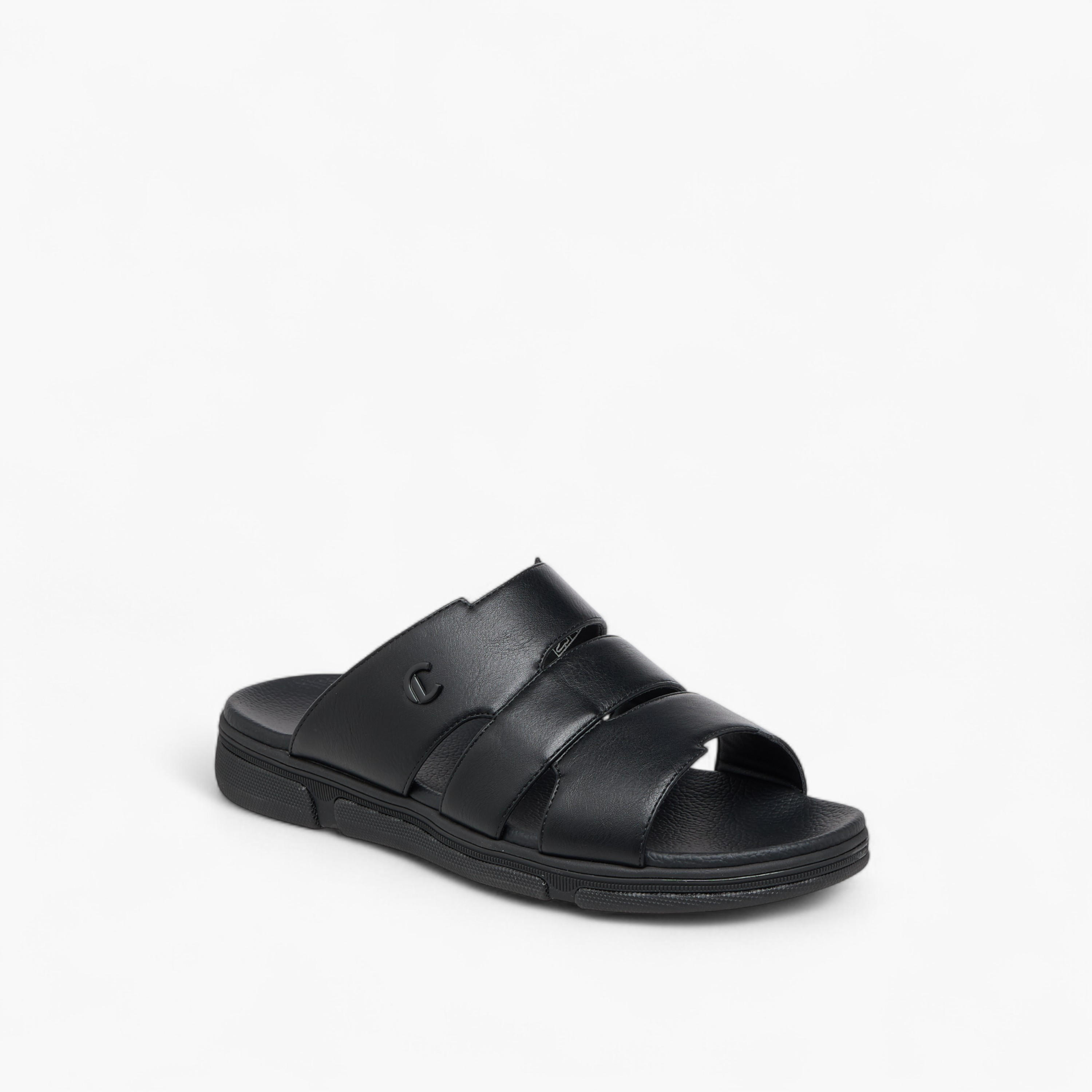 صندل مريح سادة سهل الارتداء من لو كونفورت-men-shoes-sandals-image-2