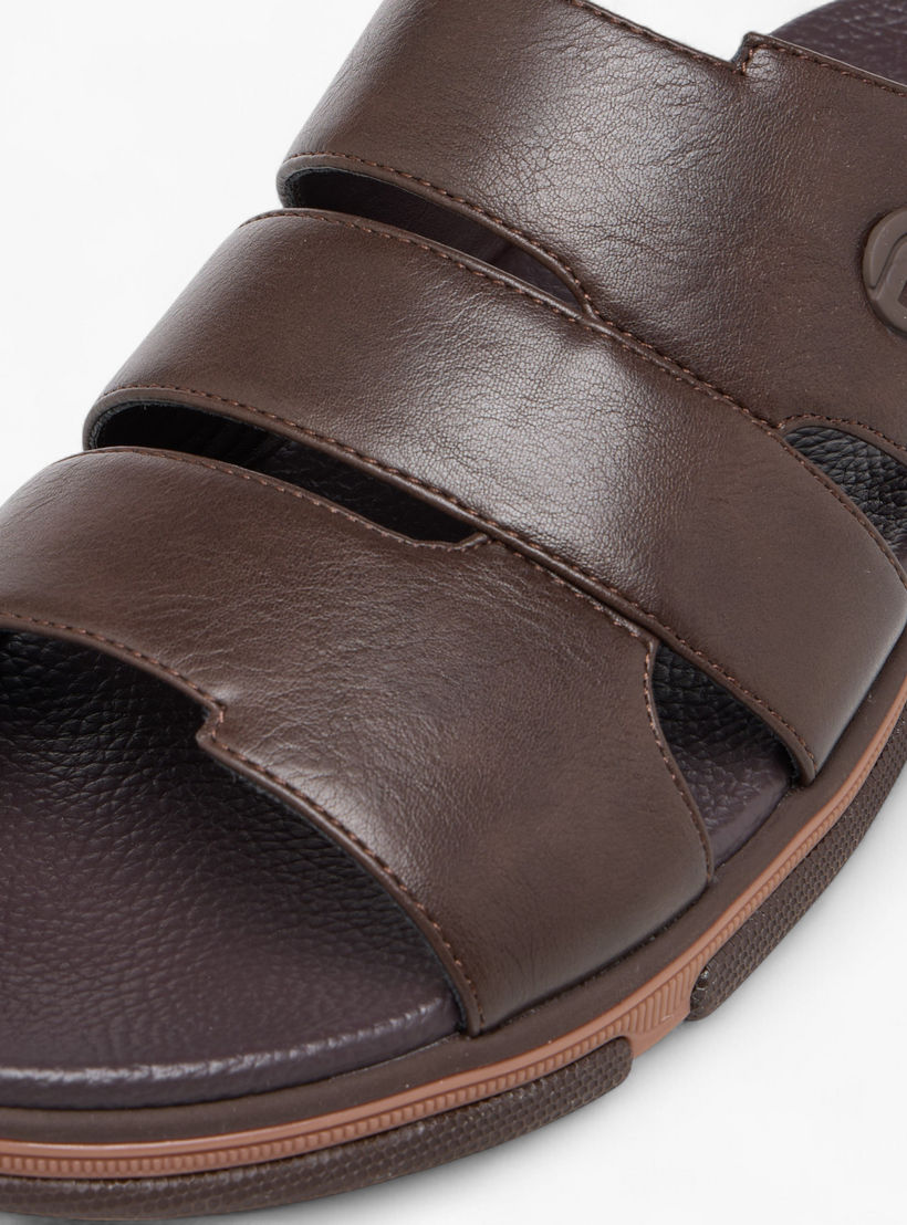 صندل مريح سادة سهل الارتداء من لو كونفورت-men-shoes-sandals-image-4