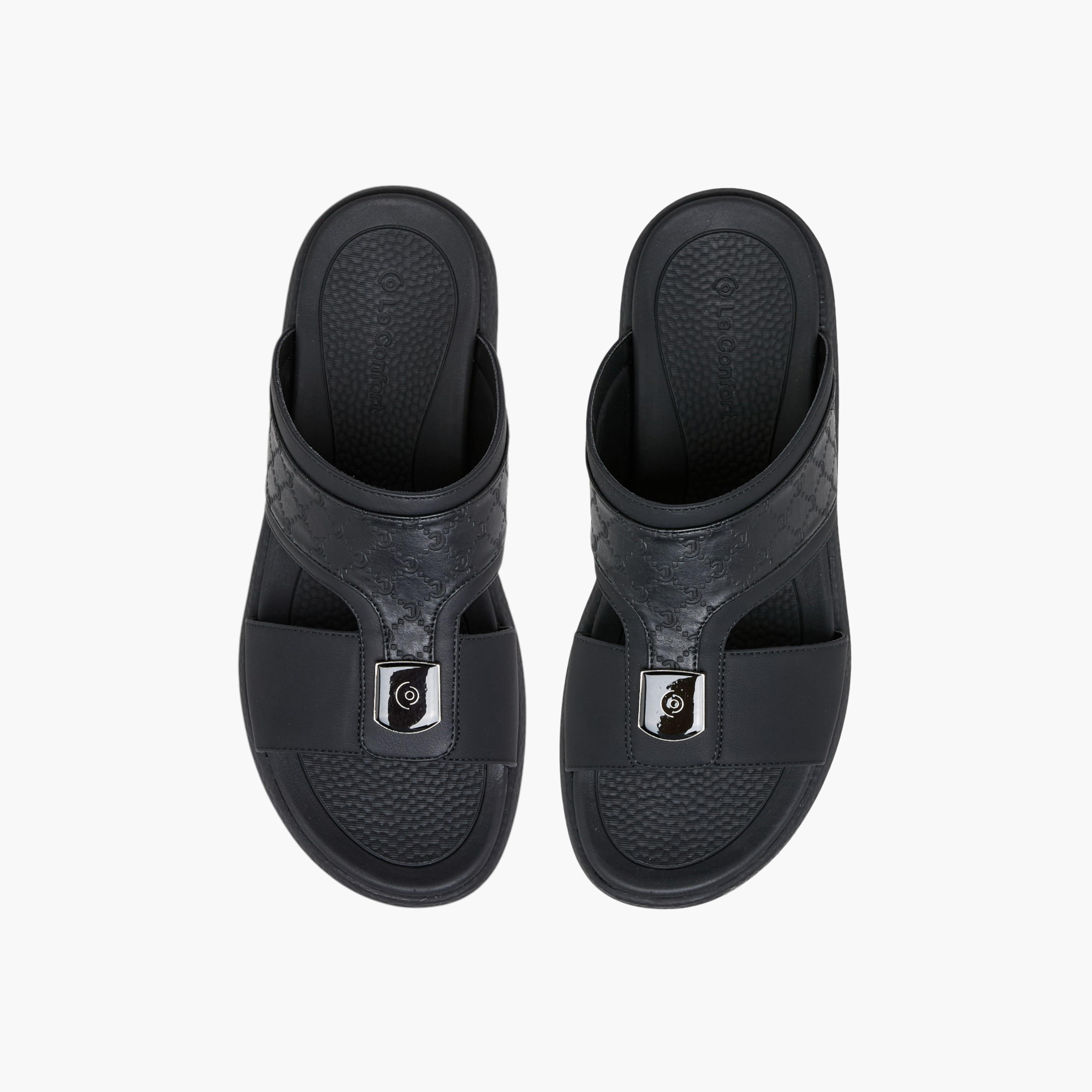 صندل مريح سهل الارتداء بنقوش شعار من لو كونفورت-men-shoes-sandals-image-1