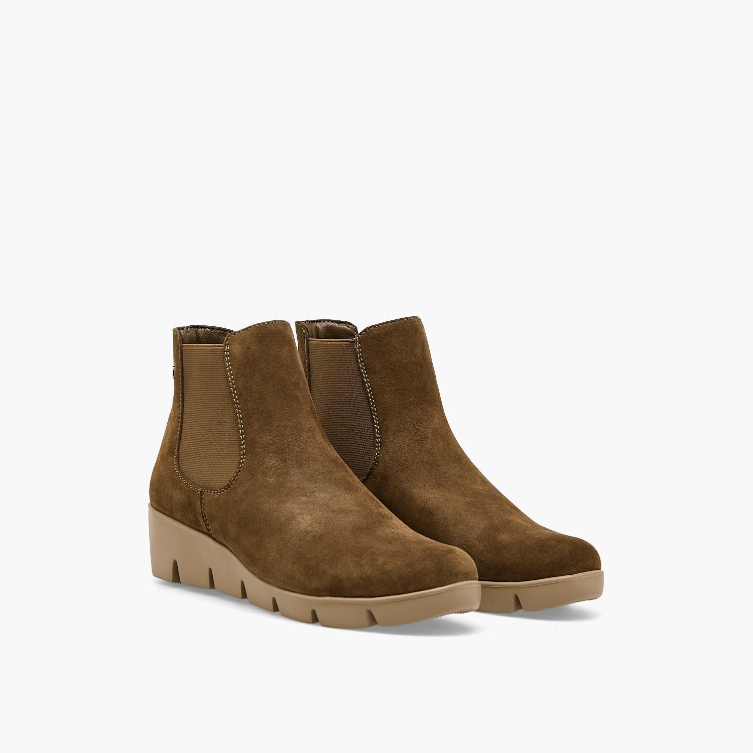 Le Confort Women Suede Chelsea Boots-women-shoes-boots-image-1