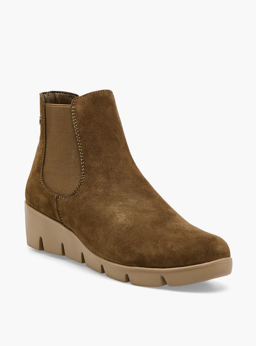 Le Confort Women Suede Chelsea Boots-women-shoes-boots-image-2