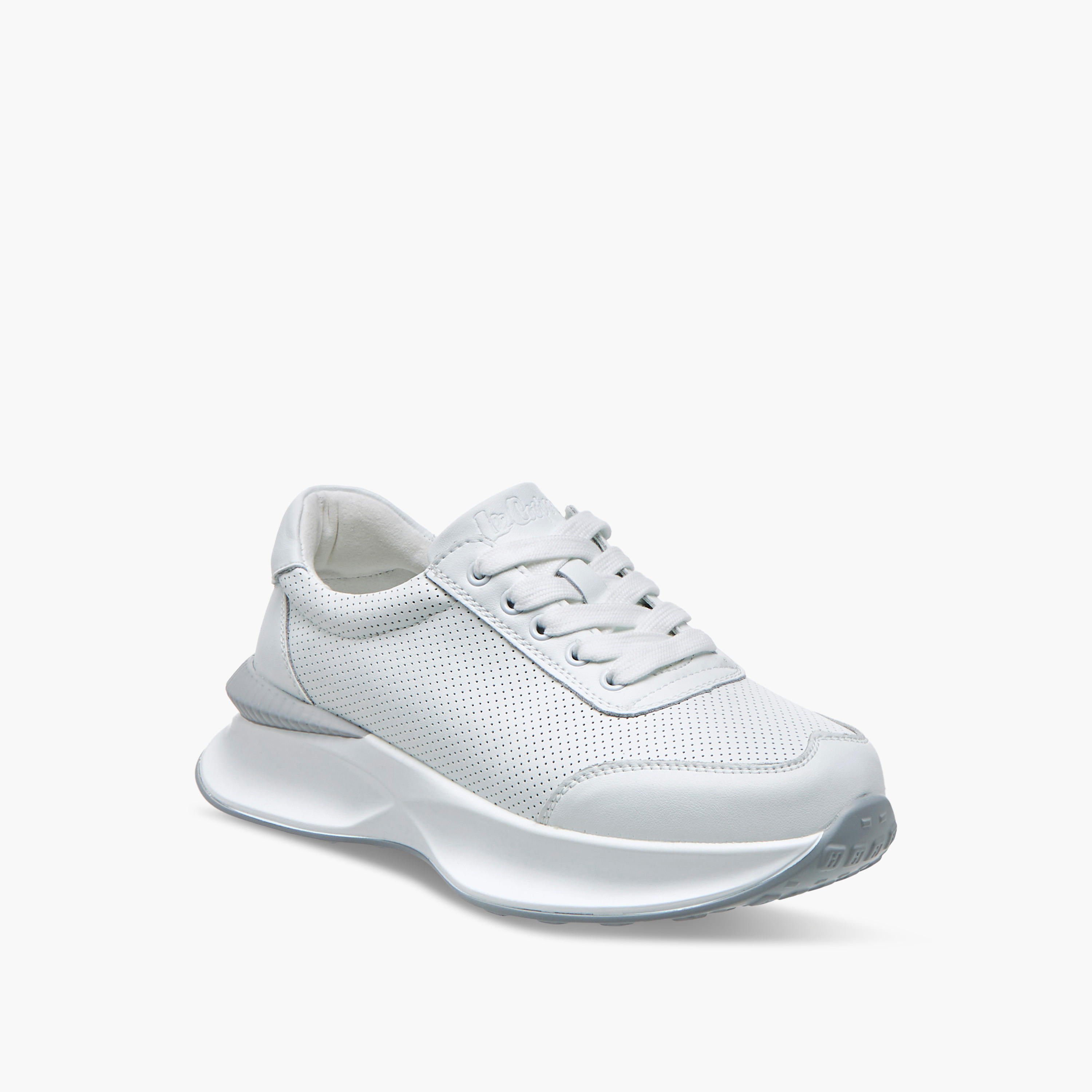 Lee Cooper Women's Textured Lace-Up Sneakers-women-shoes-sneakers-image-3