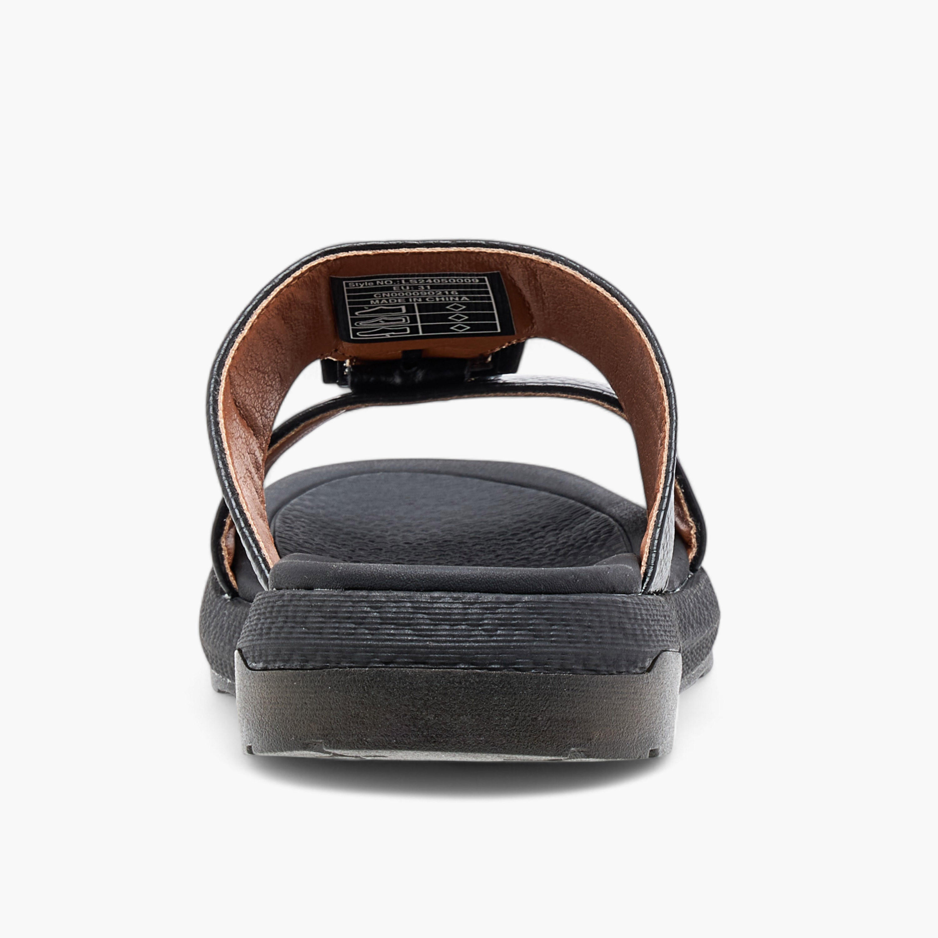 صندل عربي مريح بارز الملمس بتفاصيل إبزيم من لو كونفورت-boys-shoes-sandals-image-4