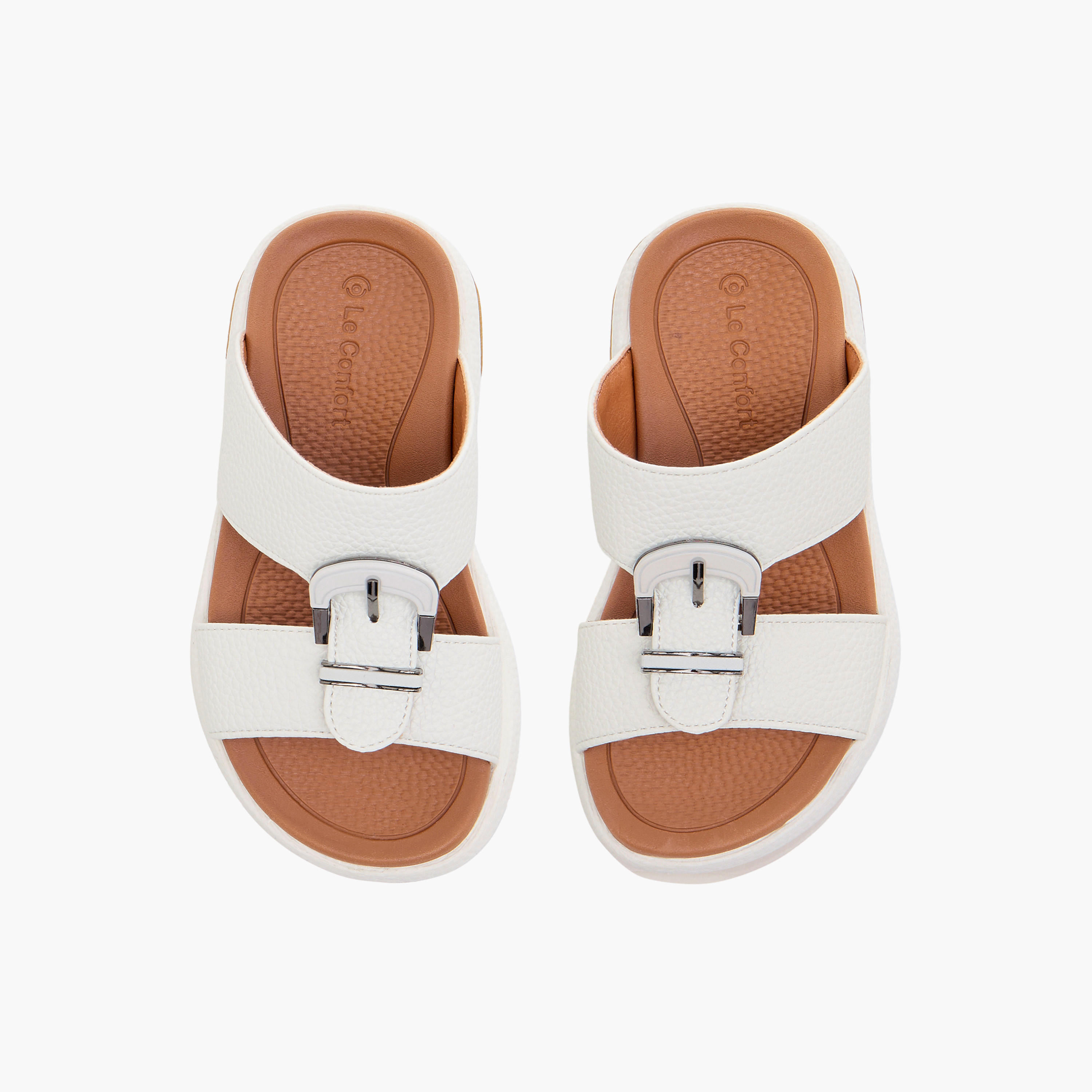 صندل عربي مريح بارز الملمس بتفاصيل إبزيم من لو كونفورت-boys-shoes-sandals-image-1