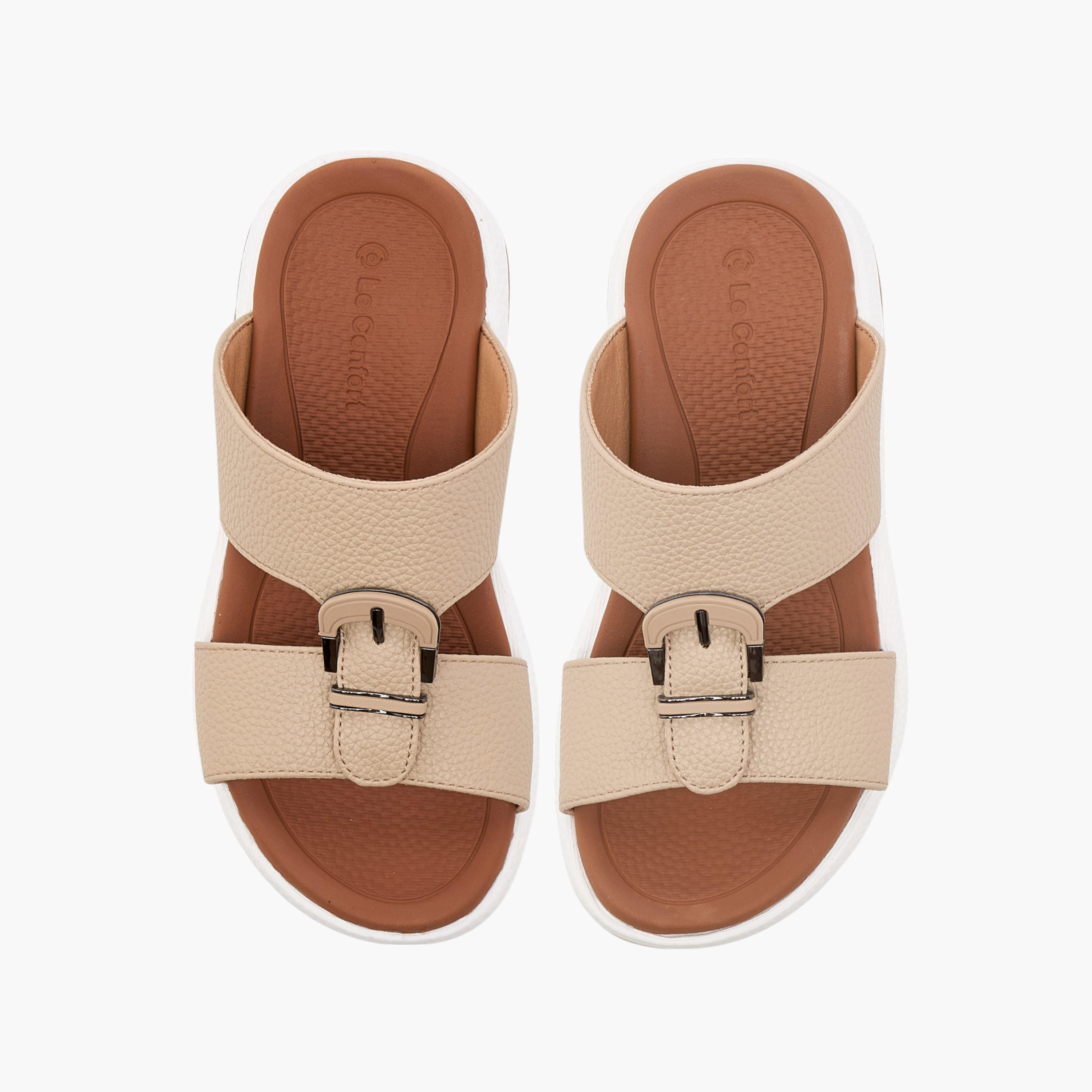 Le Confort Textured Slip-On Comfort Arabic Sandal-boys-shoes-sandals-image-1