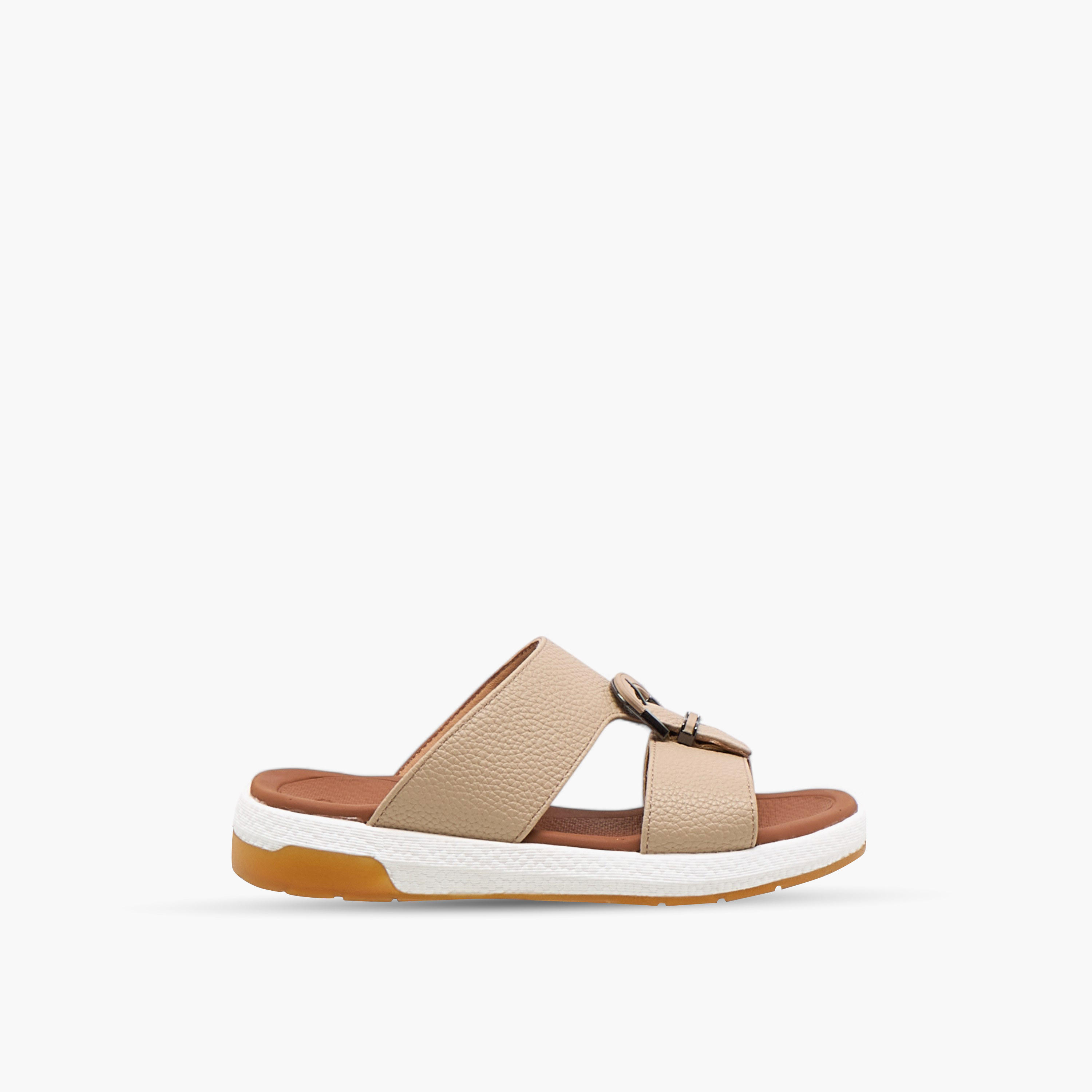 Le Confort Textured Slip-On Comfort Arabic Sandal-boys-shoes-sandals-image-3