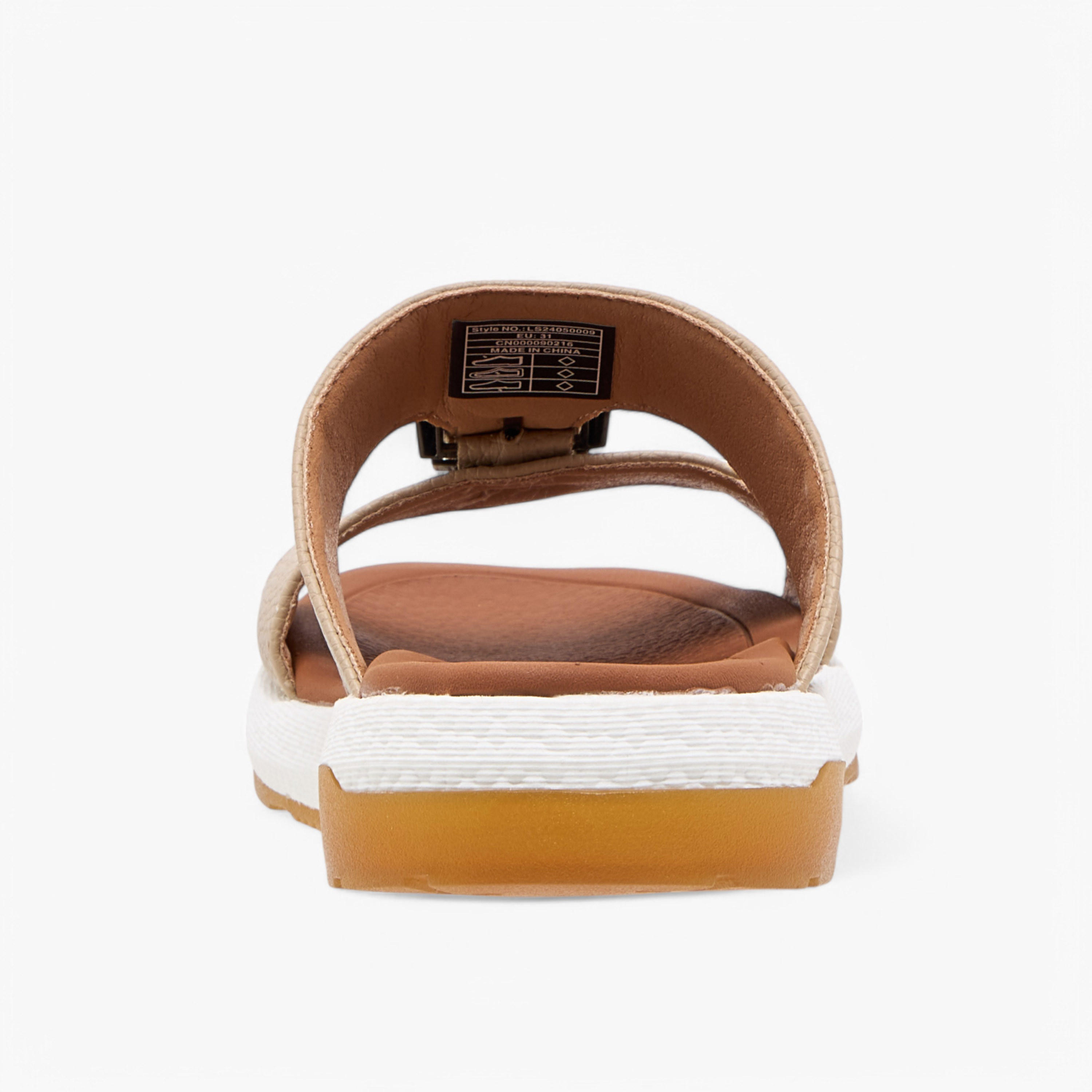 Le Confort Textured Slip-On Comfort Arabic Sandal-boys-shoes-sandals-image-5