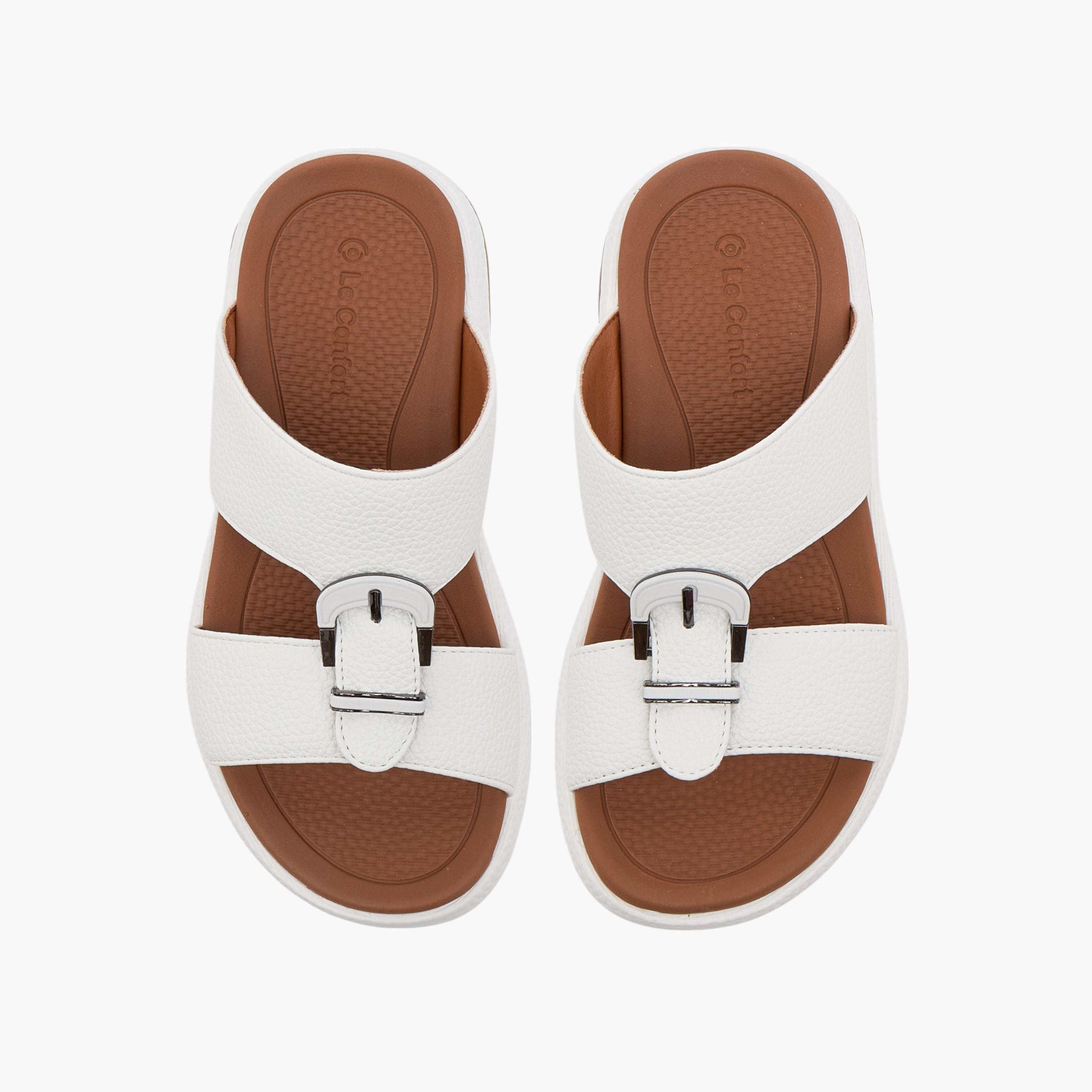 Le Confort Textured Slip-On Comfort Arabic Sandal-boys-shoes-sandals-image-1