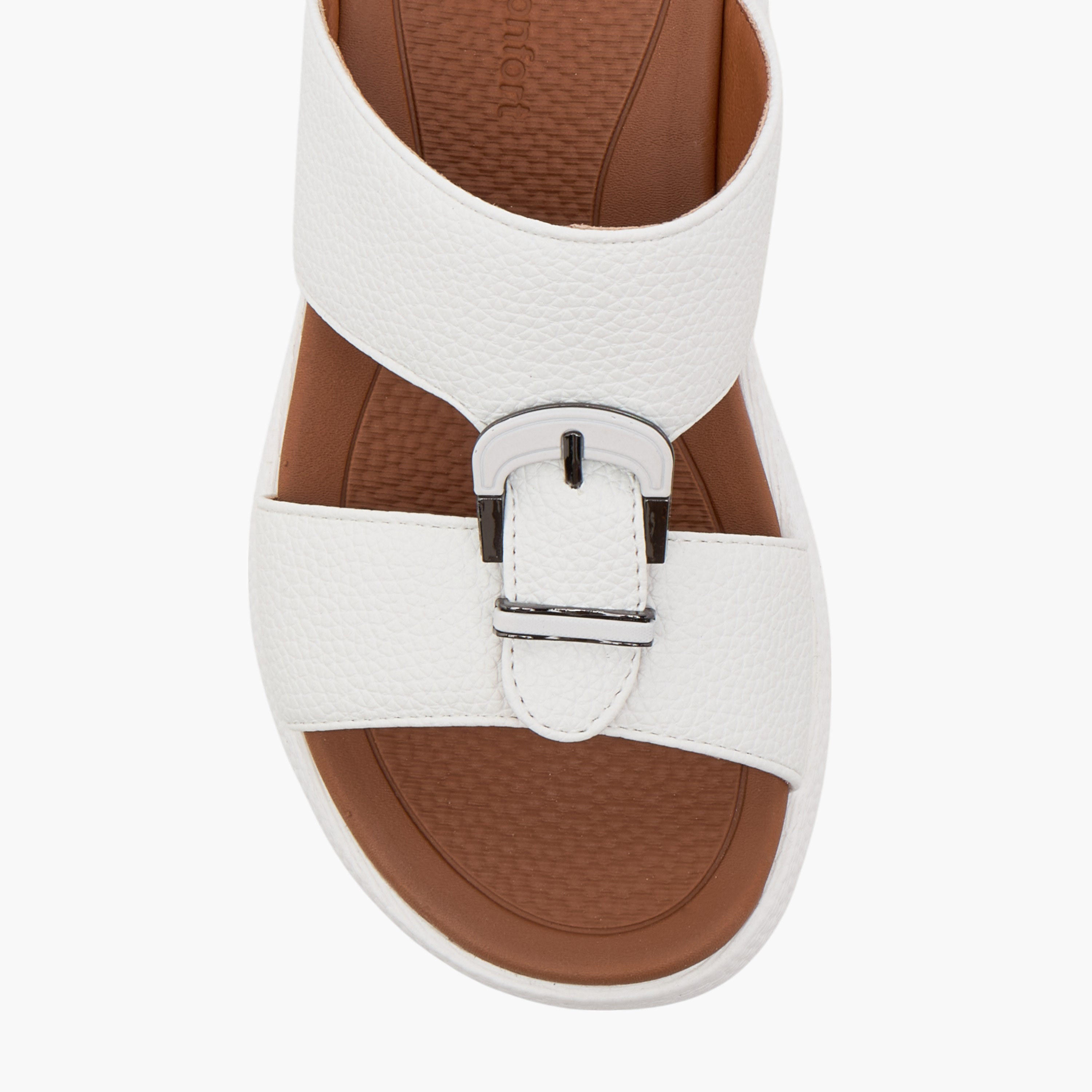 Le Confort Textured Slip-On Comfort Arabic Sandal-boys-shoes-sandals-image-3